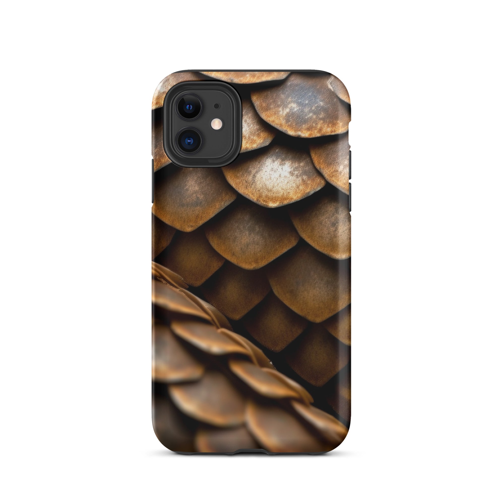 Patterned Pangolin Scale iPhone Case by Visual Verse - Image 2