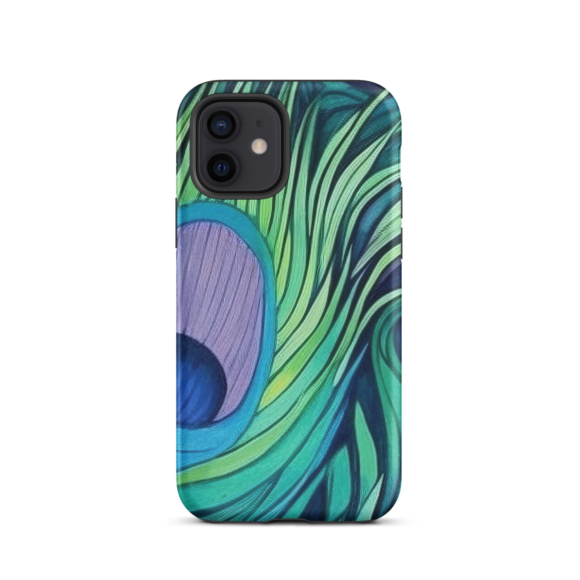 Peacock Feathers iPhone Case by Visual Verse - Image 10