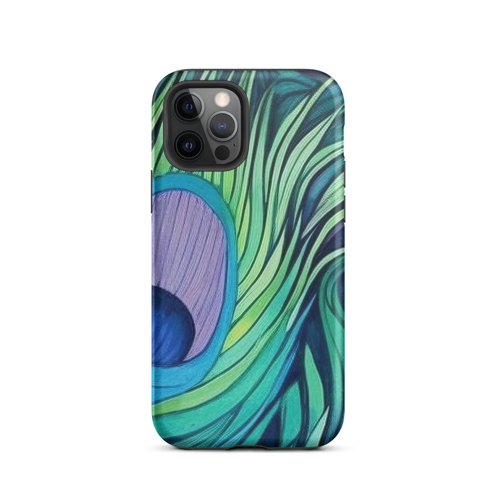 Peacock Feathers iPhone Case by Visual Verse - Image 11