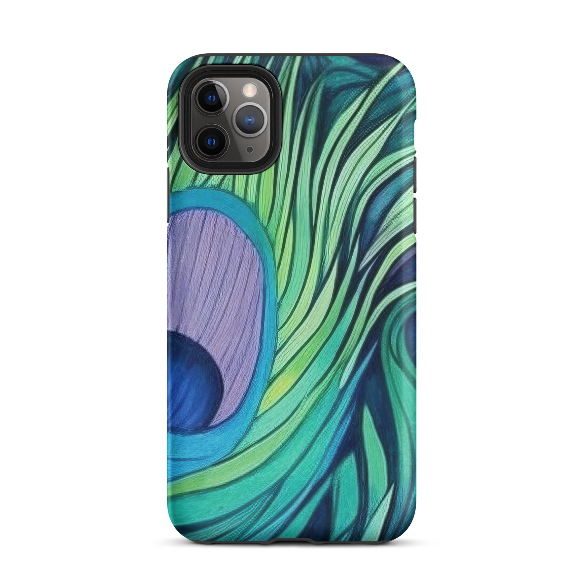 Peacock Feathers iPhone Case by Visual Verse - Image 6