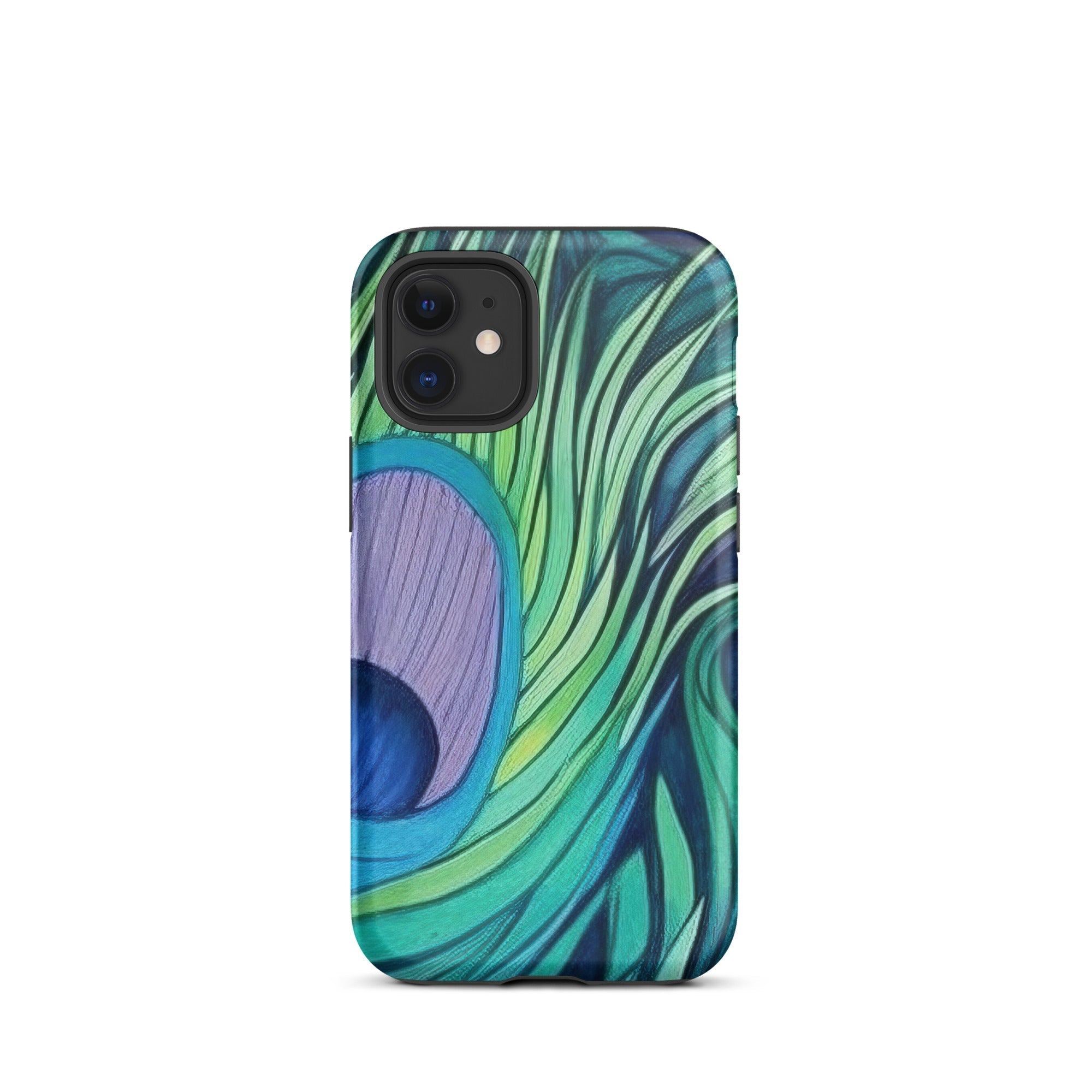 Peacock Feathers iPhone Case by Visual Verse - Image 7