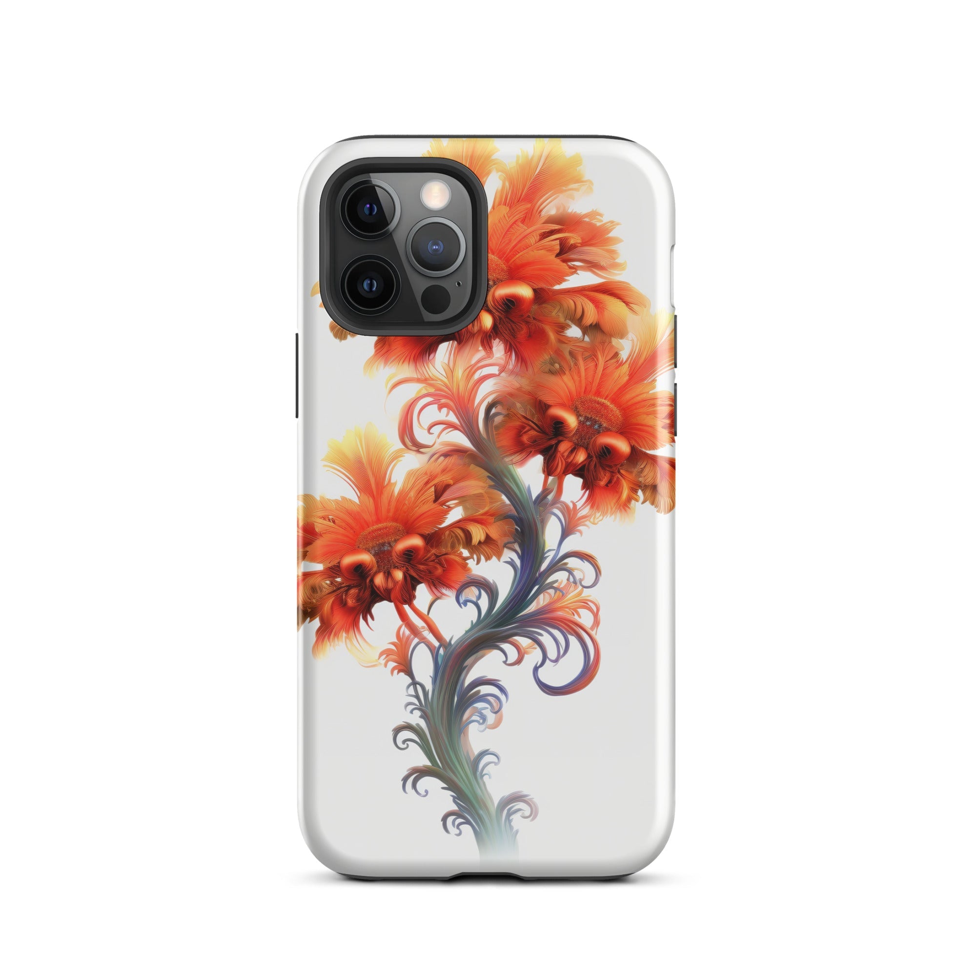 Peacock Flower iPhone Case by Visual Verse - Image 11