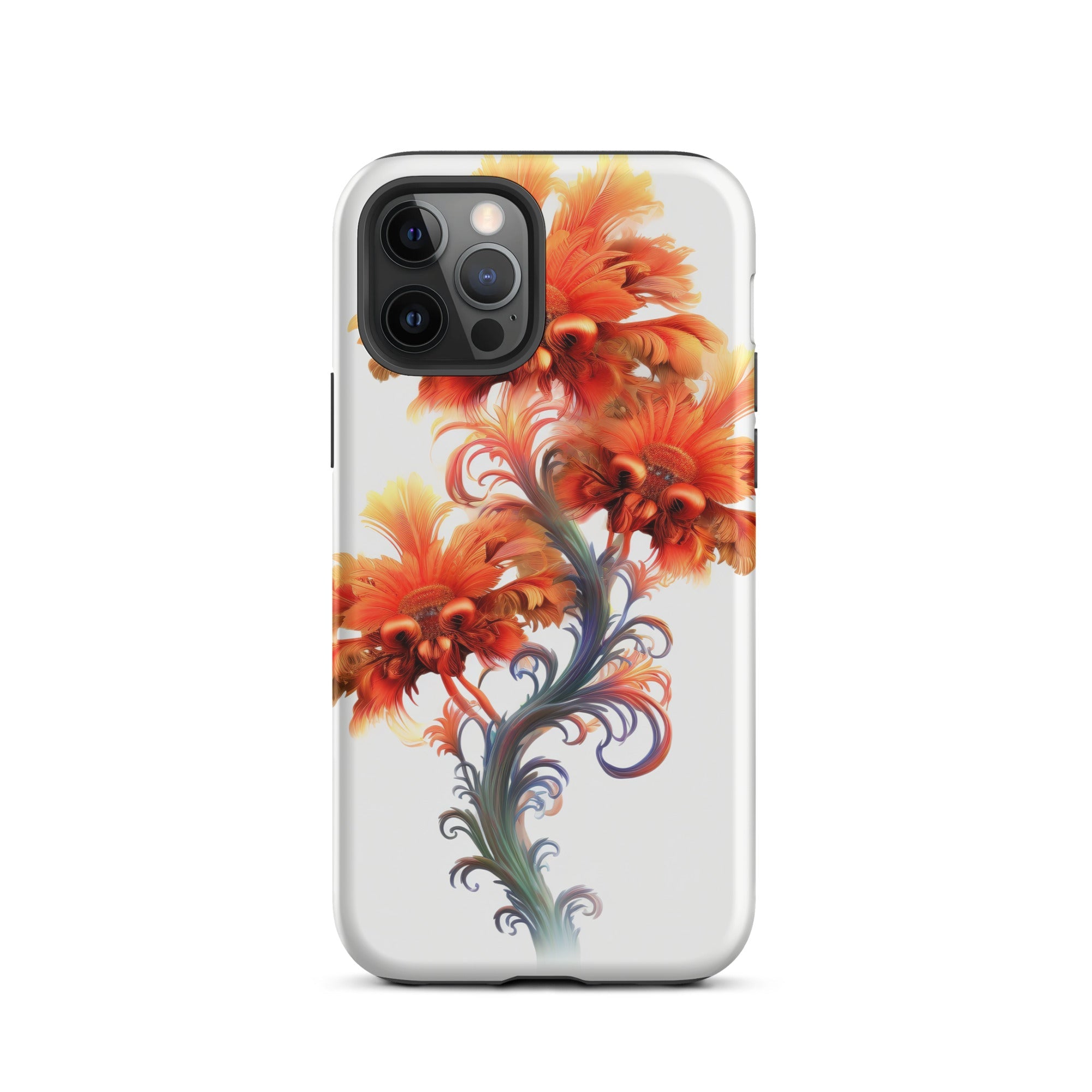 Peacock Flower iPhone Case by Visual Verse - Image 12