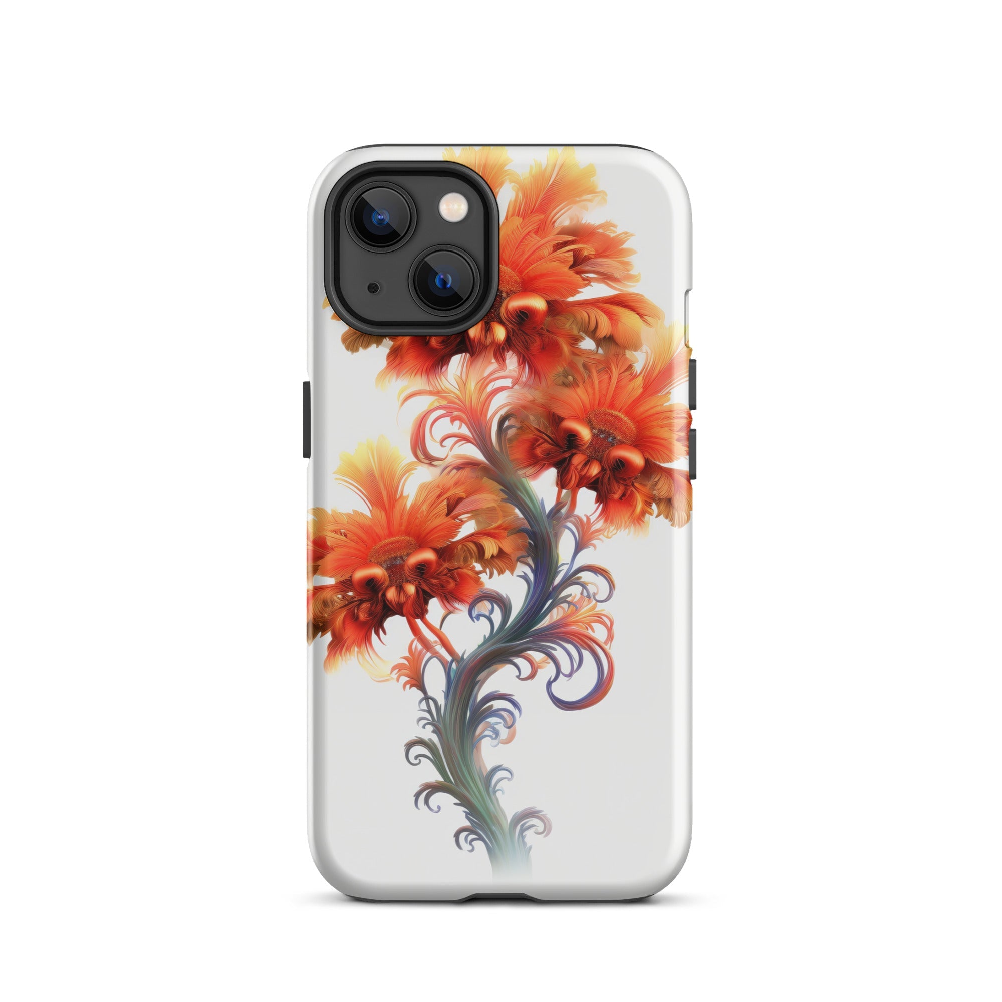 Peacock Flower iPhone Case by Visual Verse - Image 17