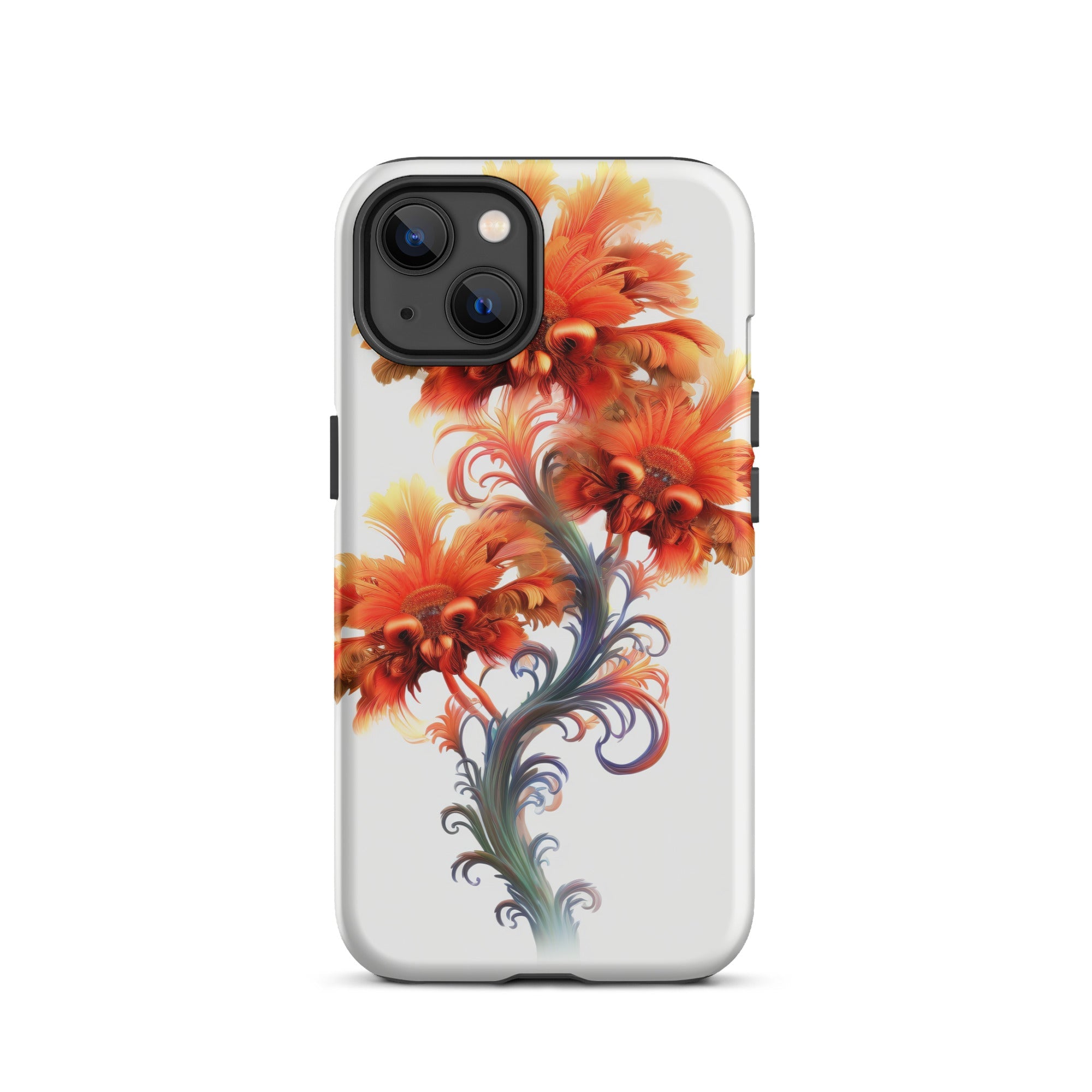 Peacock Flower iPhone Case by Visual Verse - Image 18