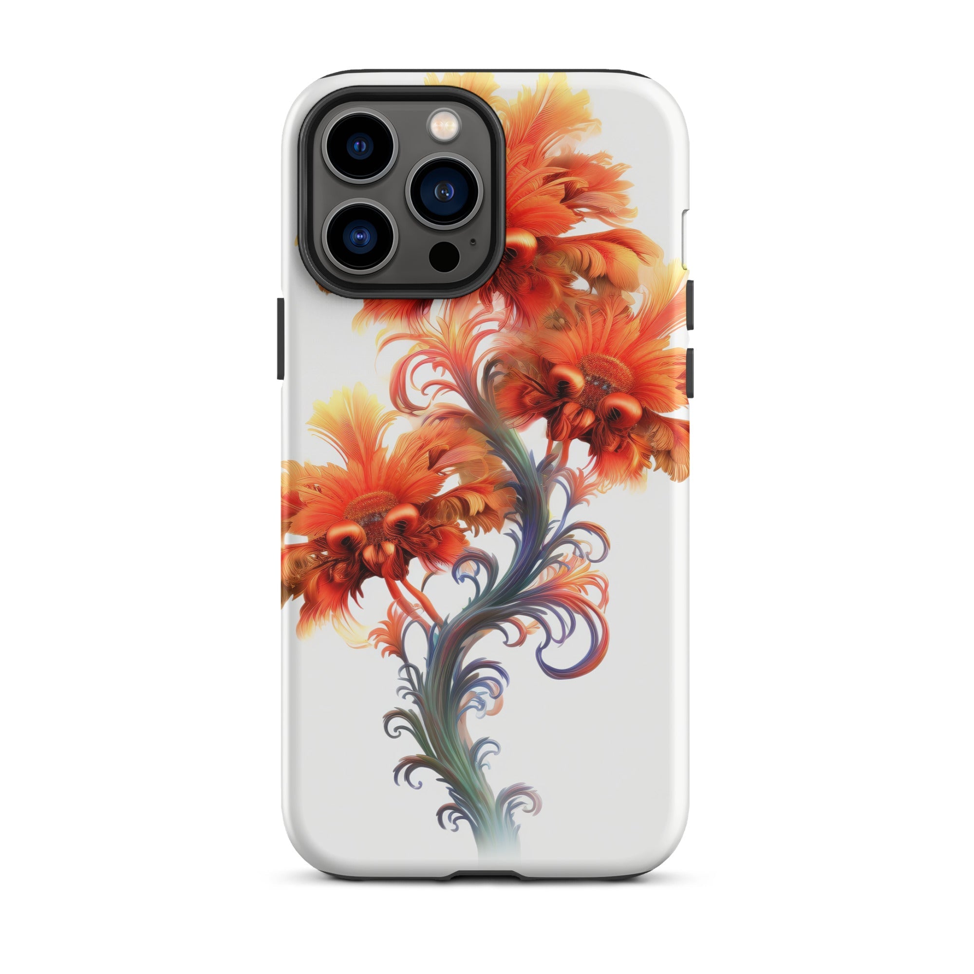 Peacock Flower iPhone Case by Visual Verse - Image 22
