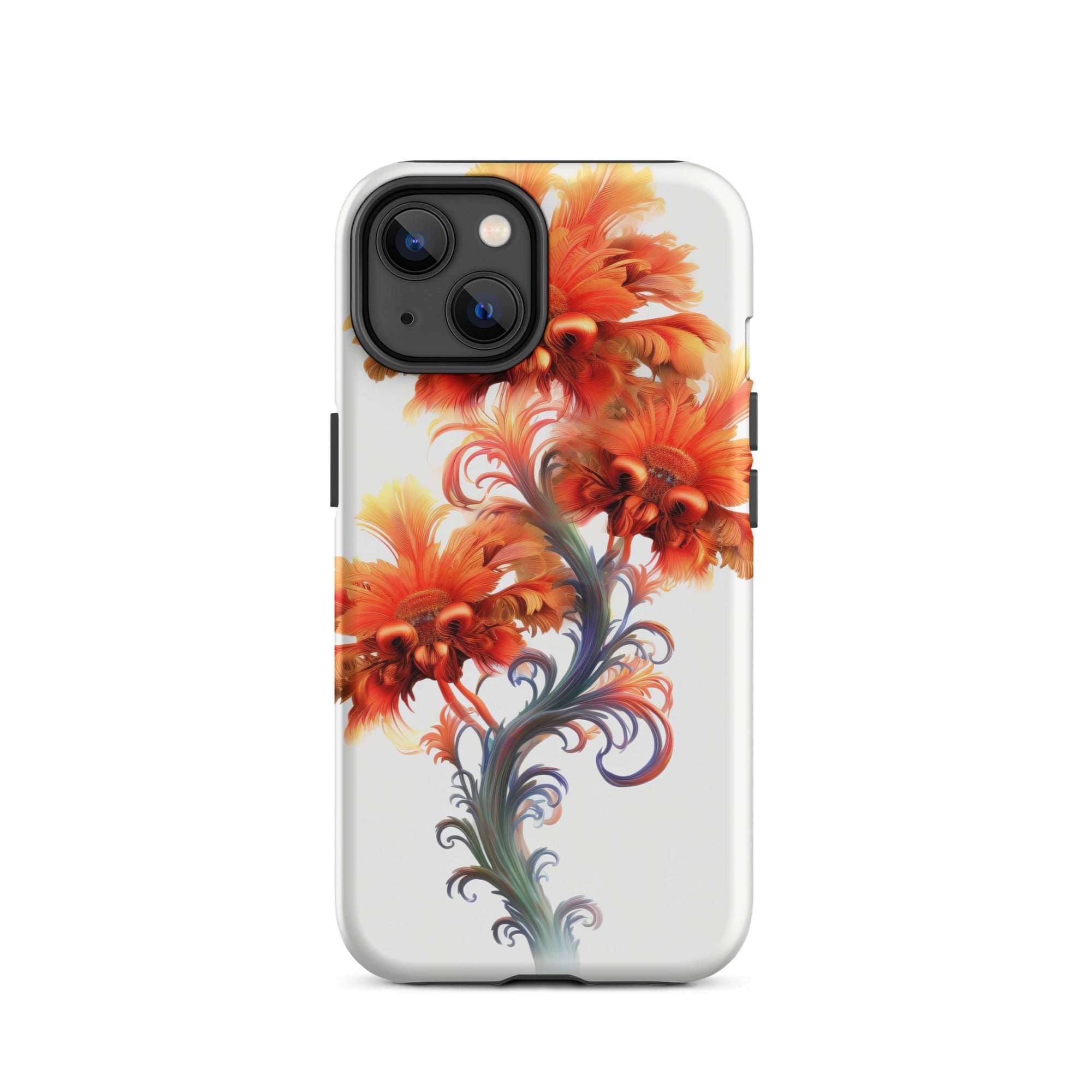 Peacock Flower iPhone Case by Visual Verse - Image 24
