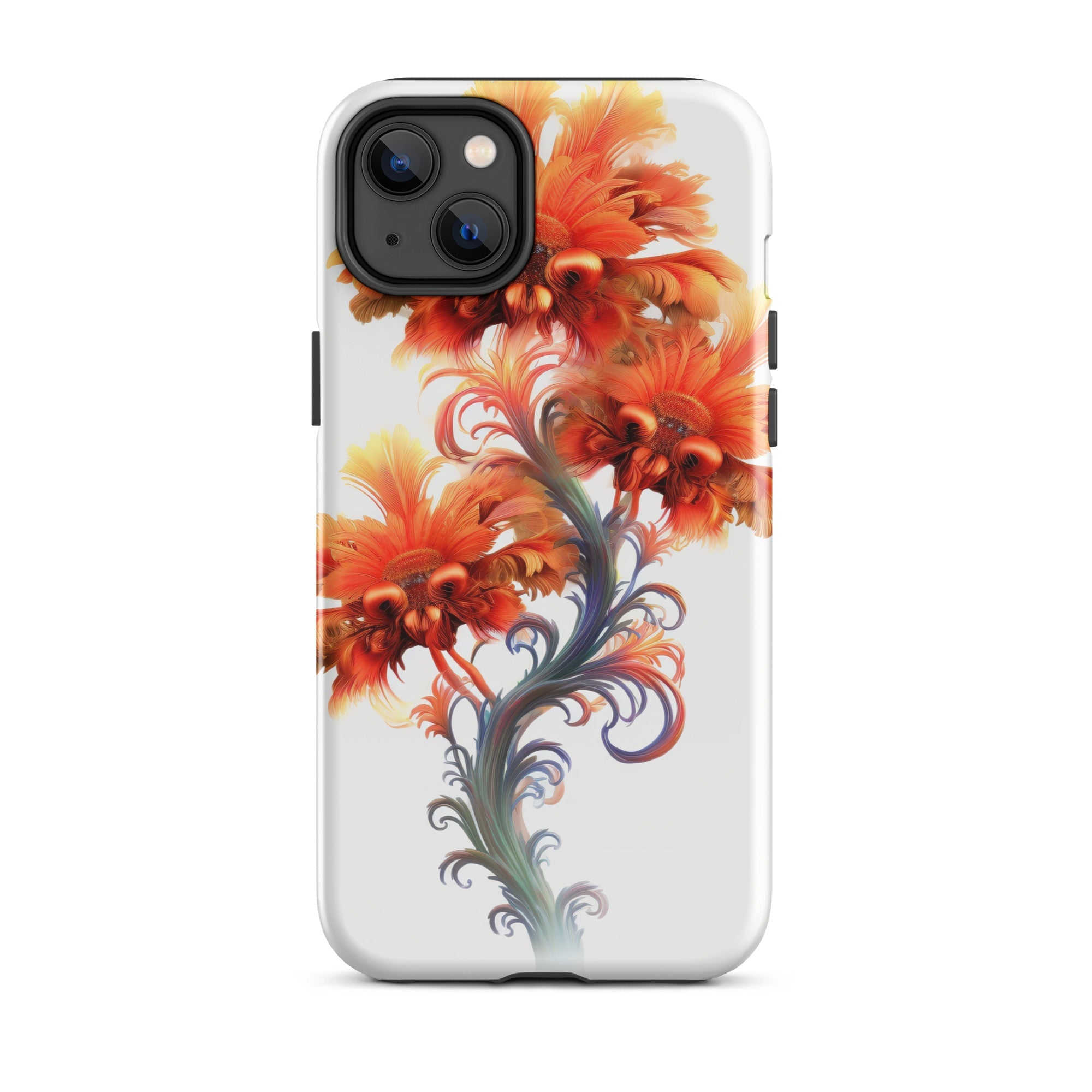Peacock Flower iPhone Case by Visual Verse - Image 25