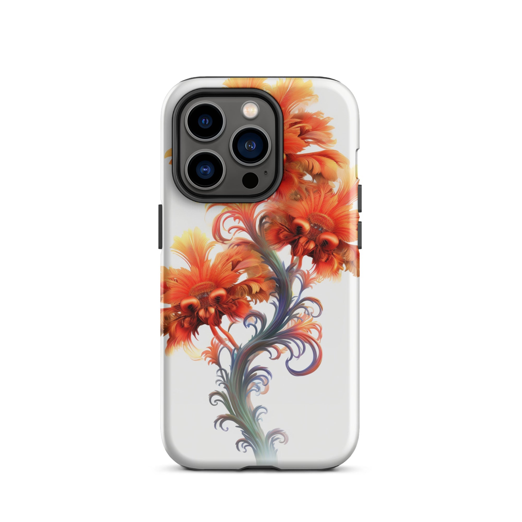 Peacock Flower iPhone Case by Visual Verse - Image 27