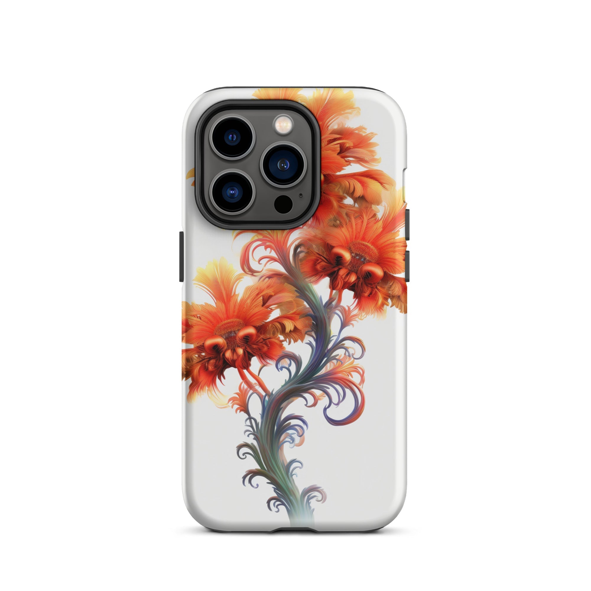 Peacock Flower iPhone Case by Visual Verse - Image 28