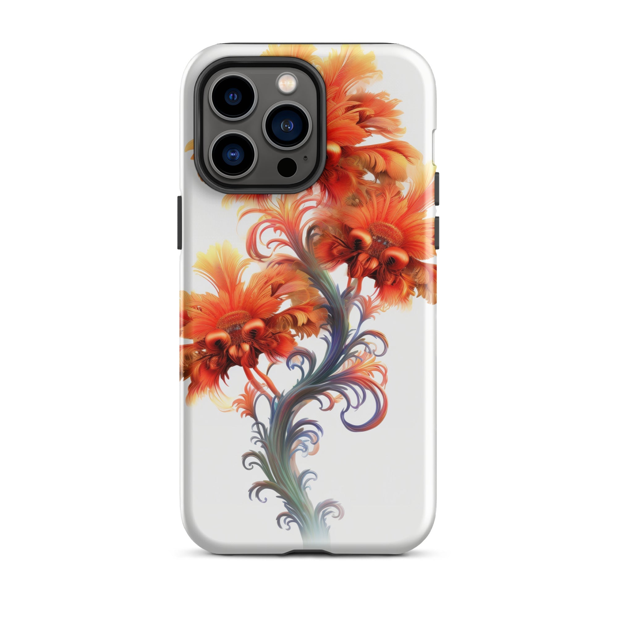 Peacock Flower iPhone Case by Visual Verse - Image 29