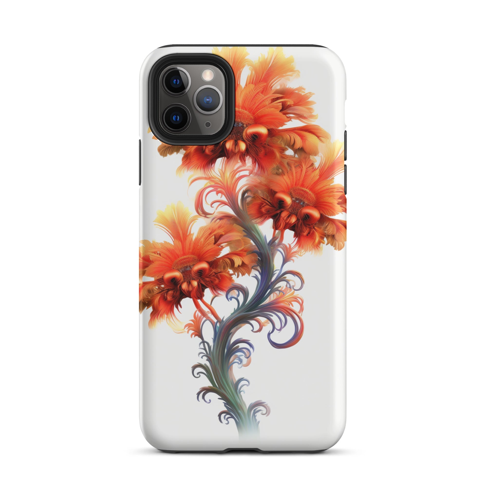 Peacock Flower iPhone Case by Visual Verse - Image 6