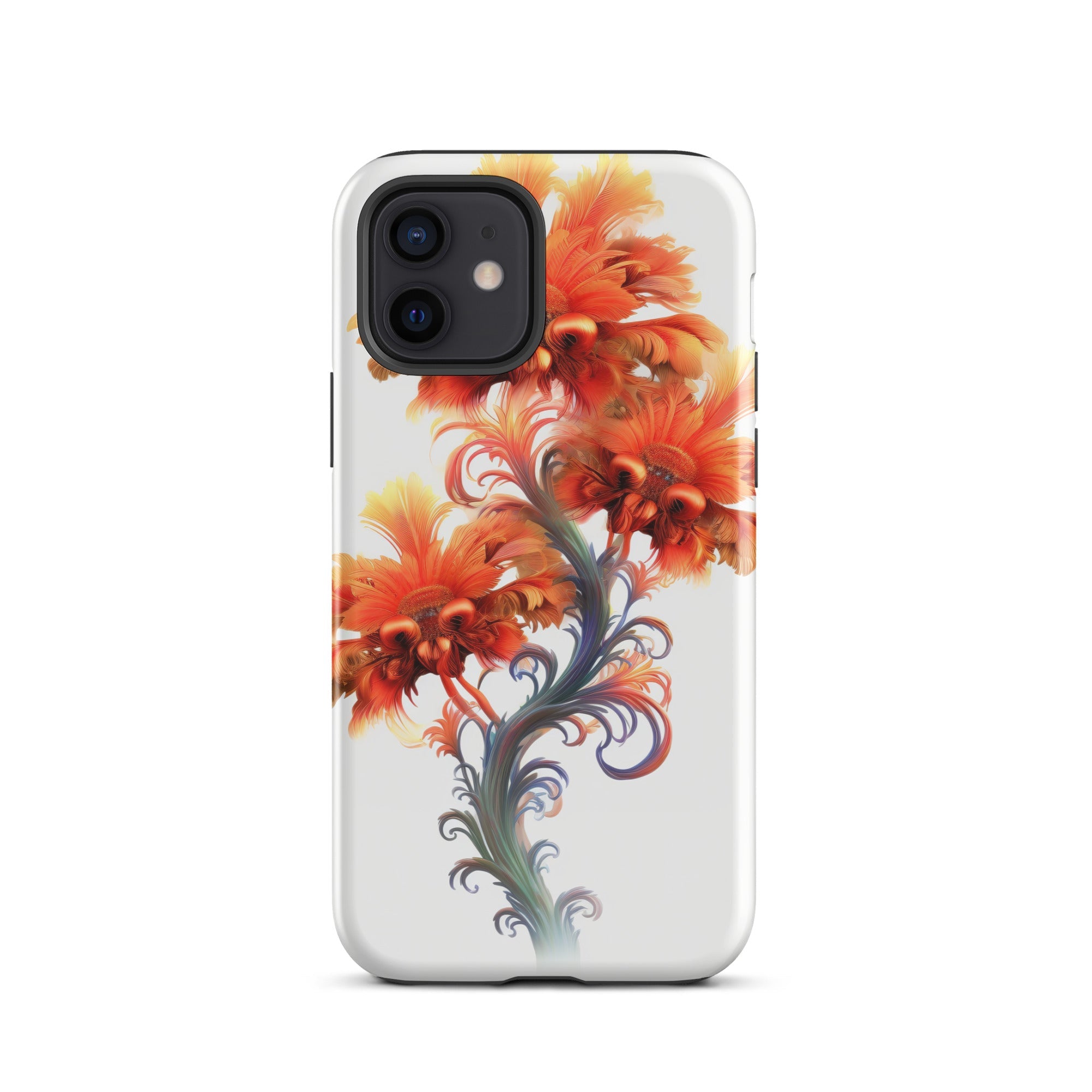 Peacock Flower iPhone Case by Visual Verse - Image 9