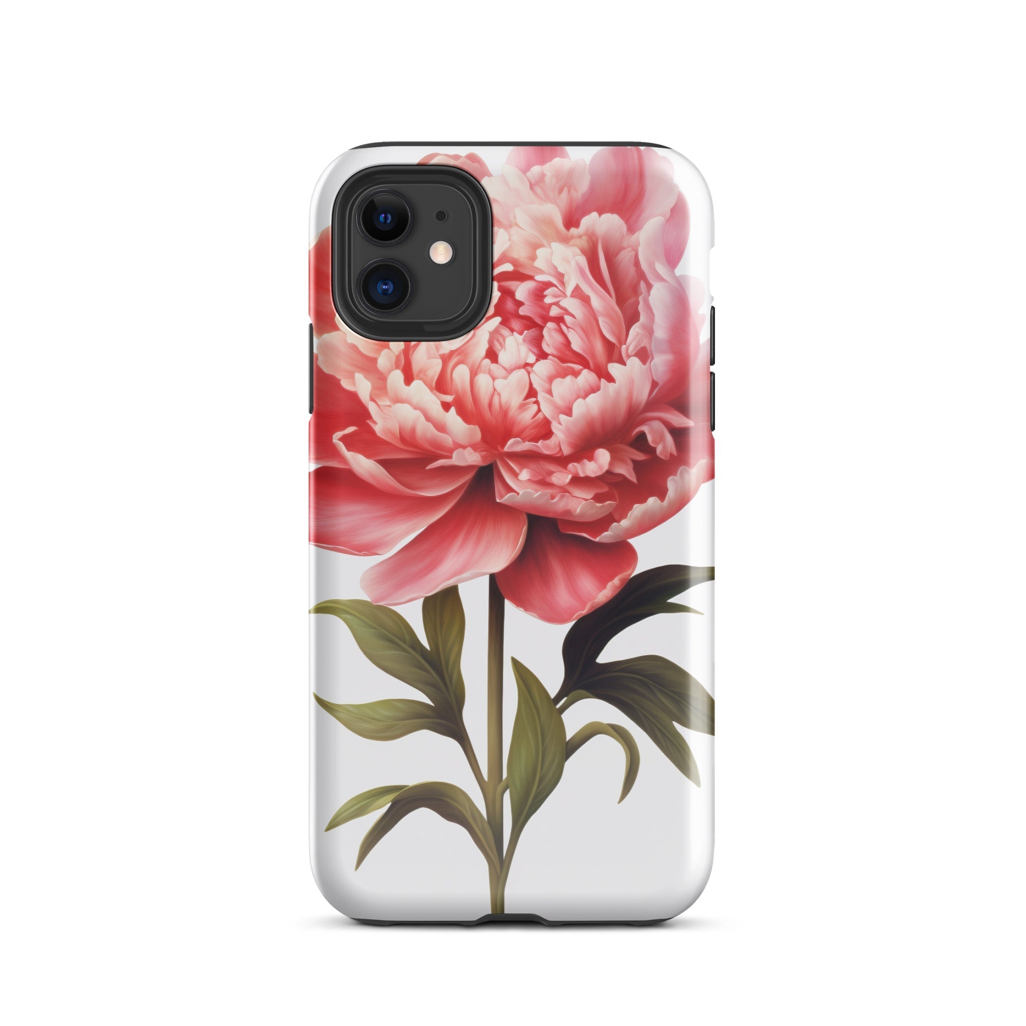 Peony Flower iPhone Case by Visual Verse - Image 1