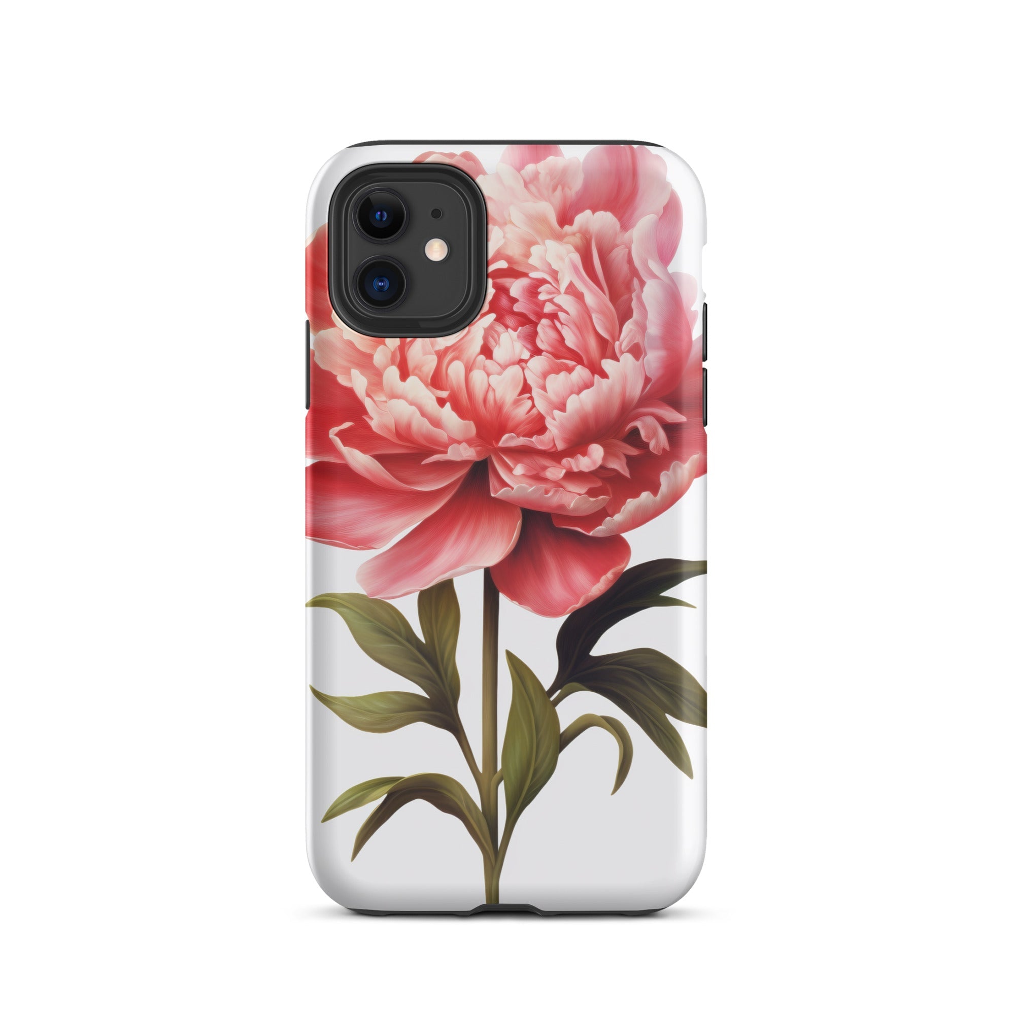 Peony Flower iPhone Case by Visual Verse - Image 2