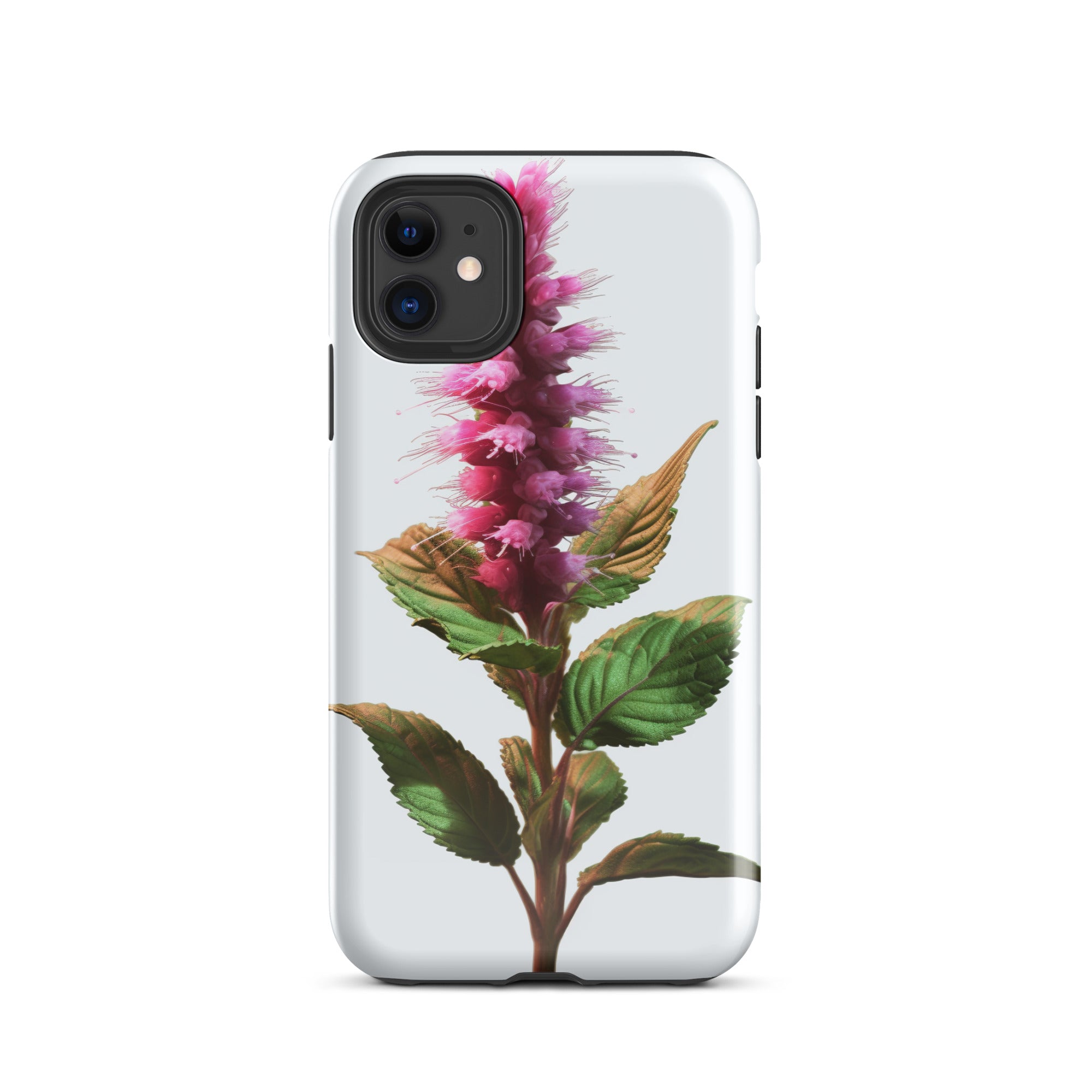 Peppermint Flower iPhone Case by Visual Verse - Image 1