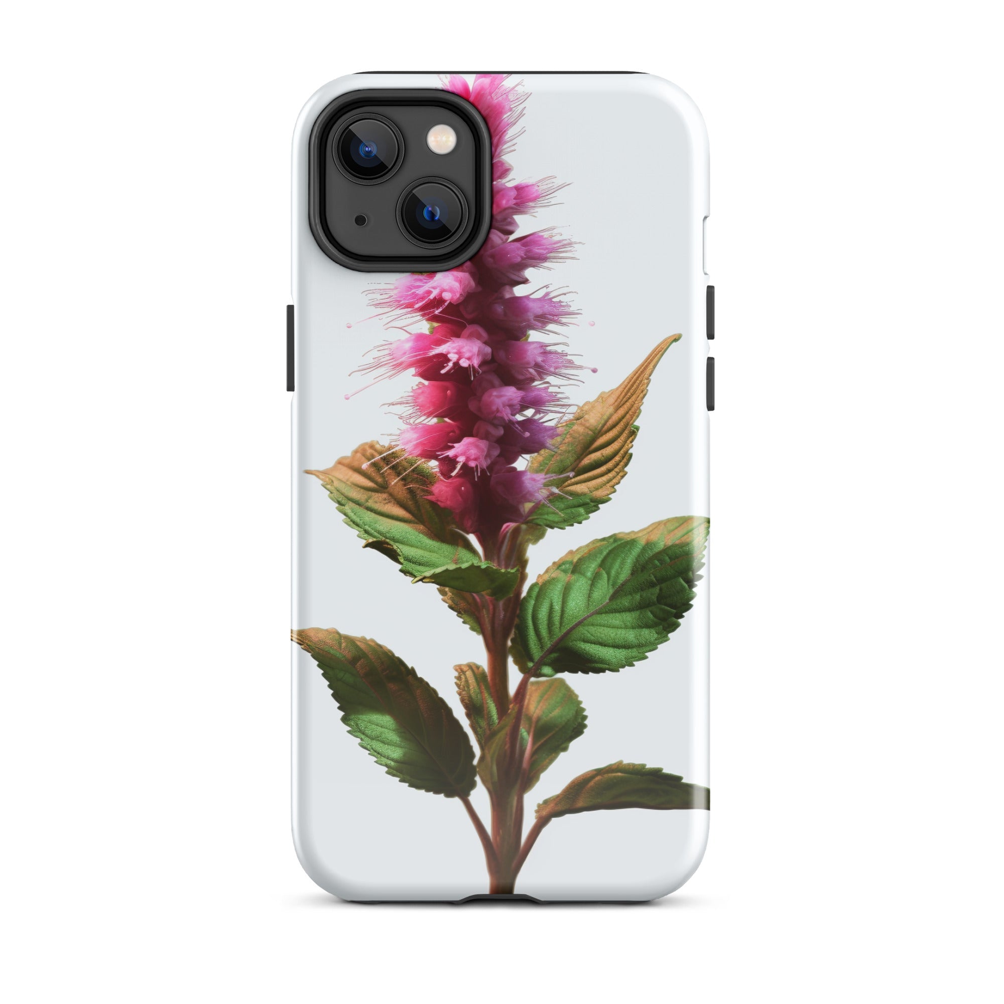 Peppermint Flower iPhone Case by Visual Verse - Image 25