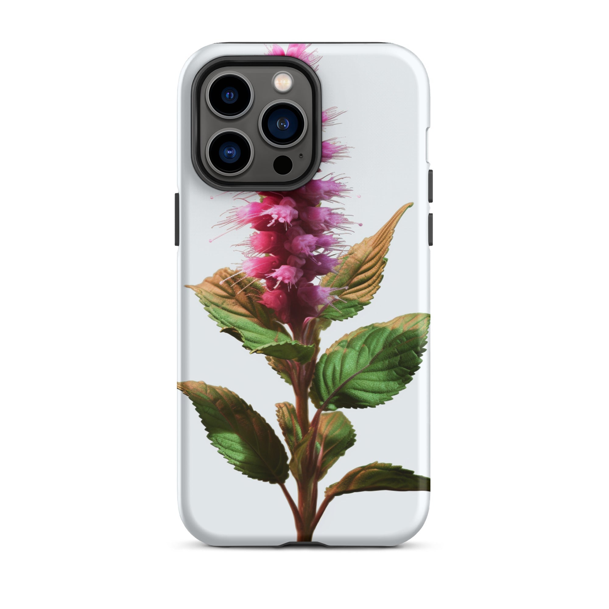 Peppermint Flower iPhone Case by Visual Verse - Image 30