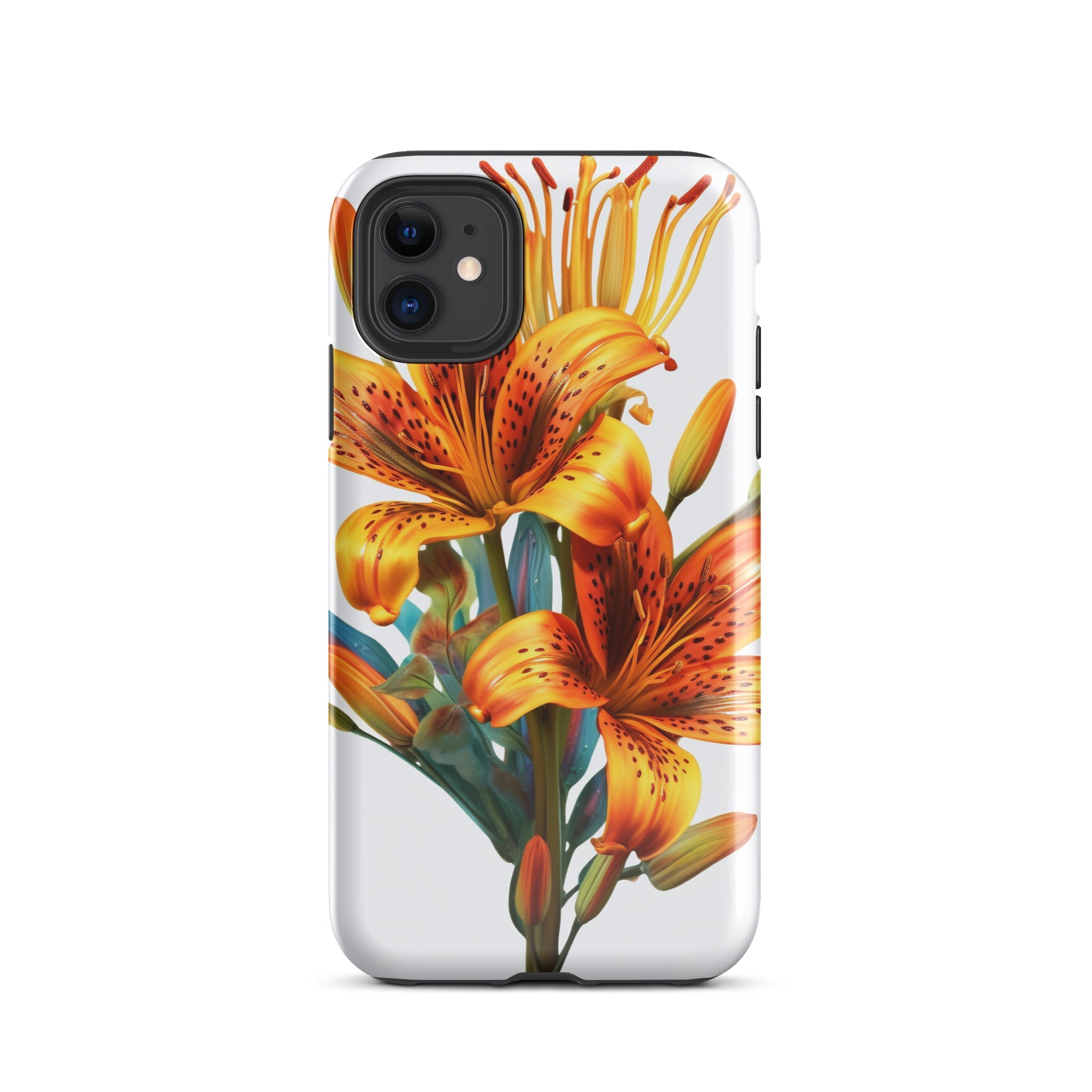 Peruvian Lily Flower iPhone Case by Visual Verse - Image 1