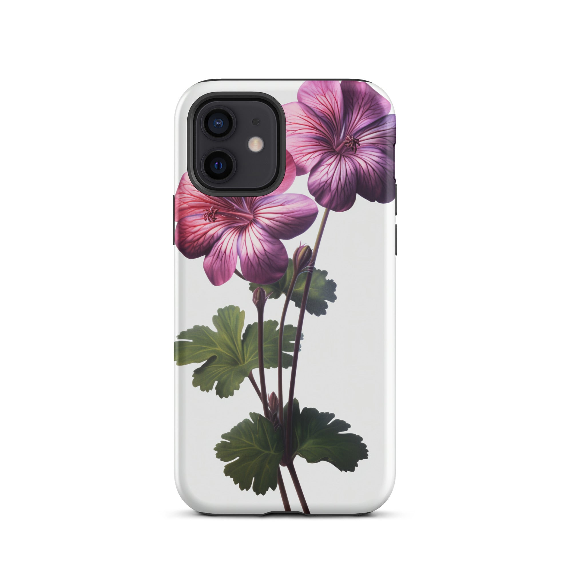 Pink Geranium Flower iPhone Case by Visual Verse - Image 10