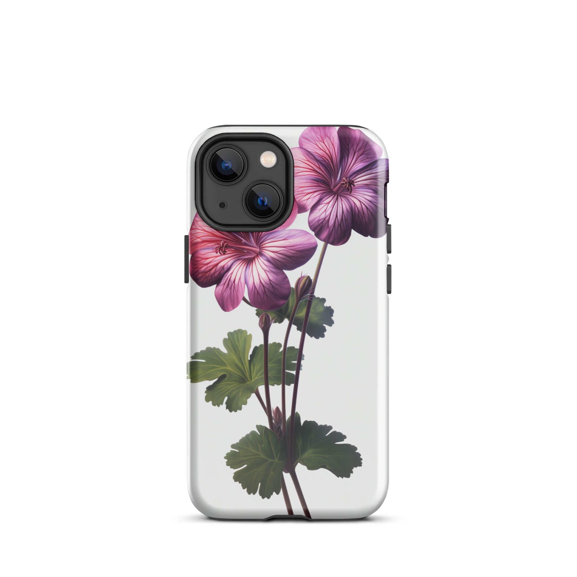 Pink Geranium Flower iPhone Case by Visual Verse - Image 15
