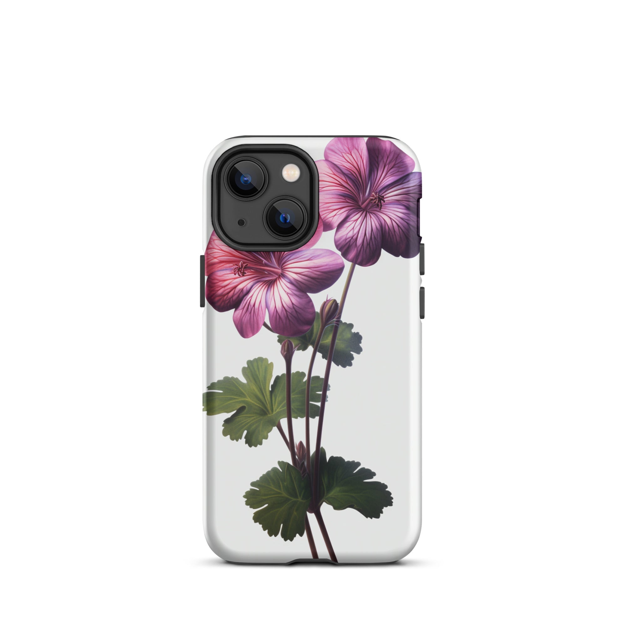 Pink Geranium Flower iPhone Case by Visual Verse - Image 16