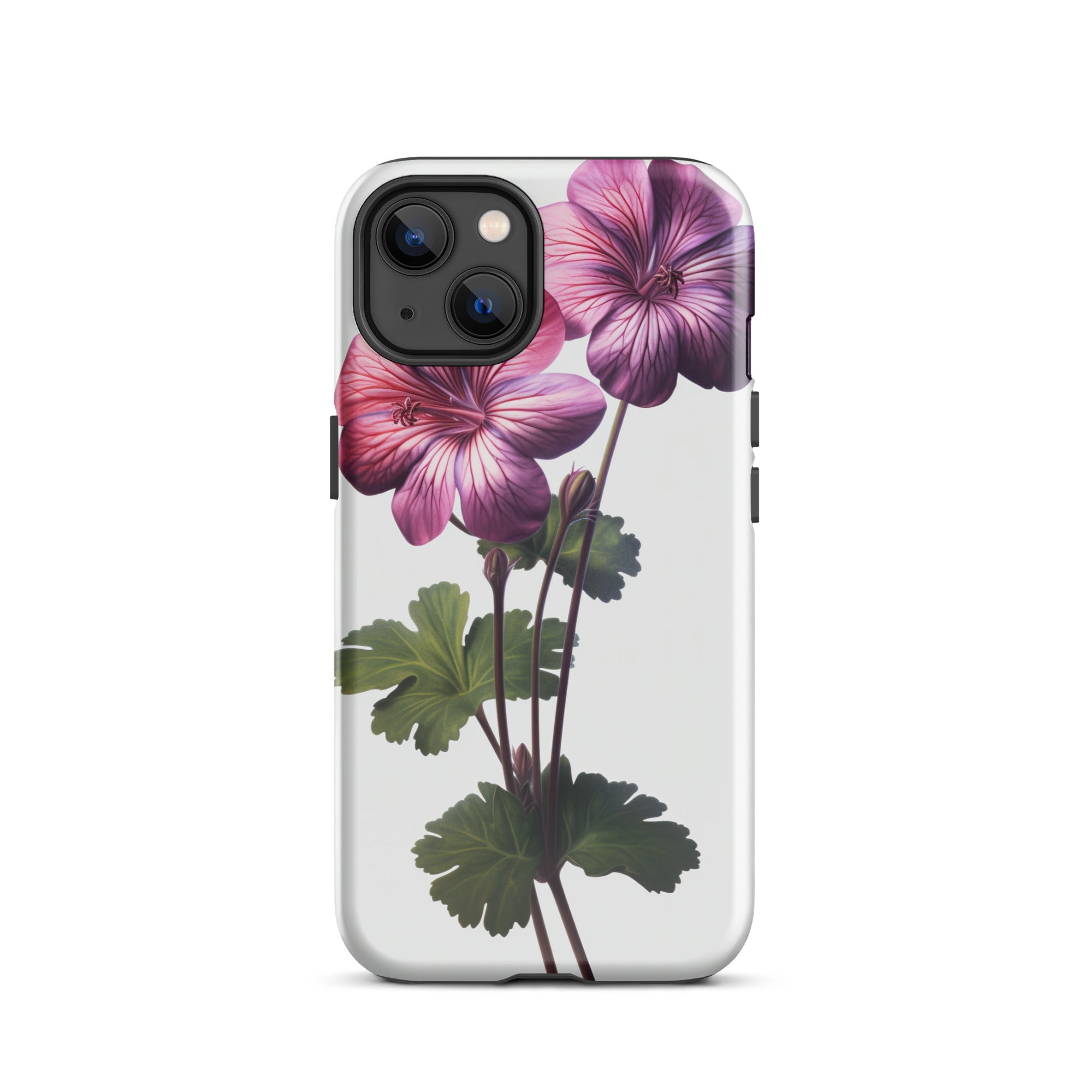 Pink Geranium Flower iPhone Case by Visual Verse - Image 17