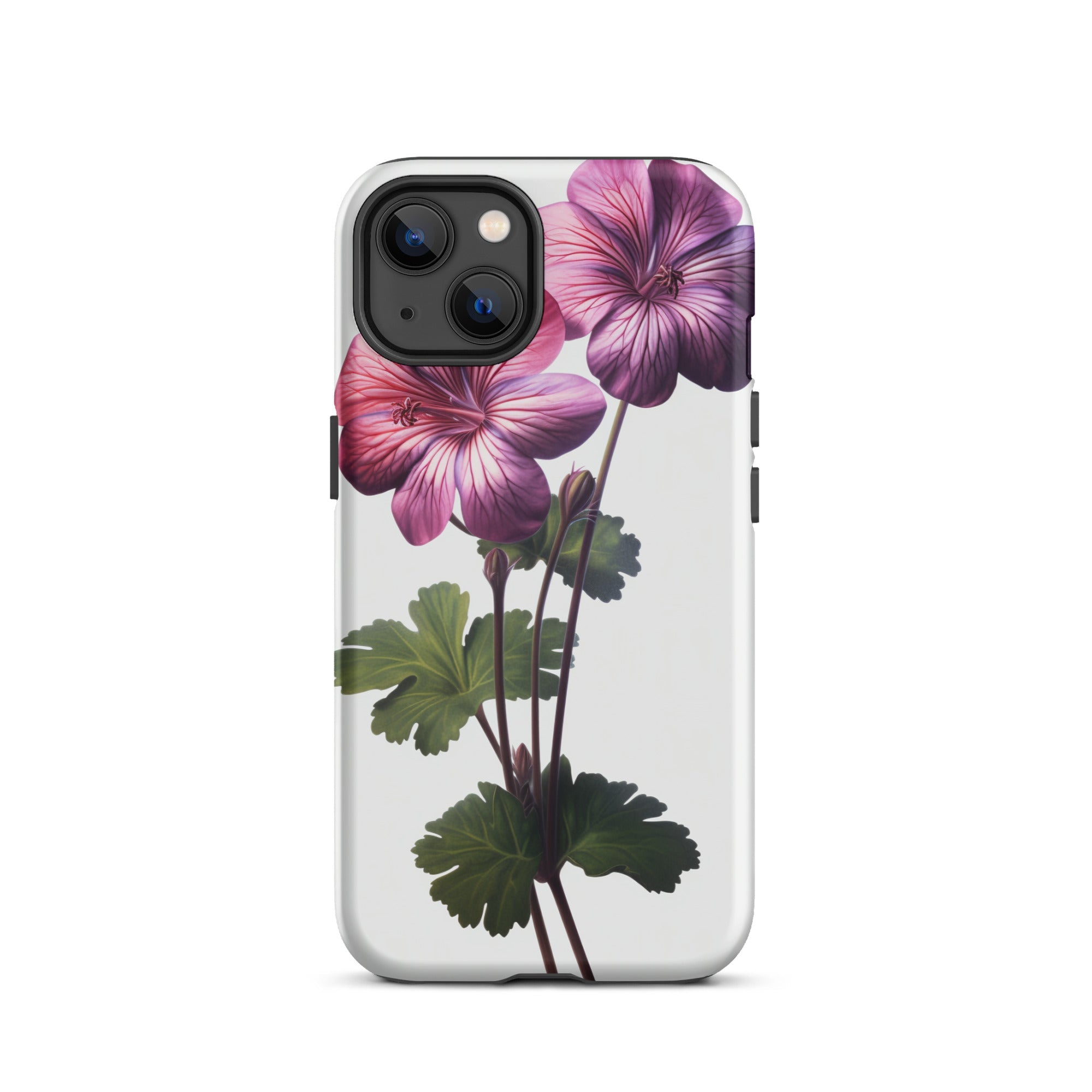 Pink Geranium Flower iPhone Case by Visual Verse - Image 18