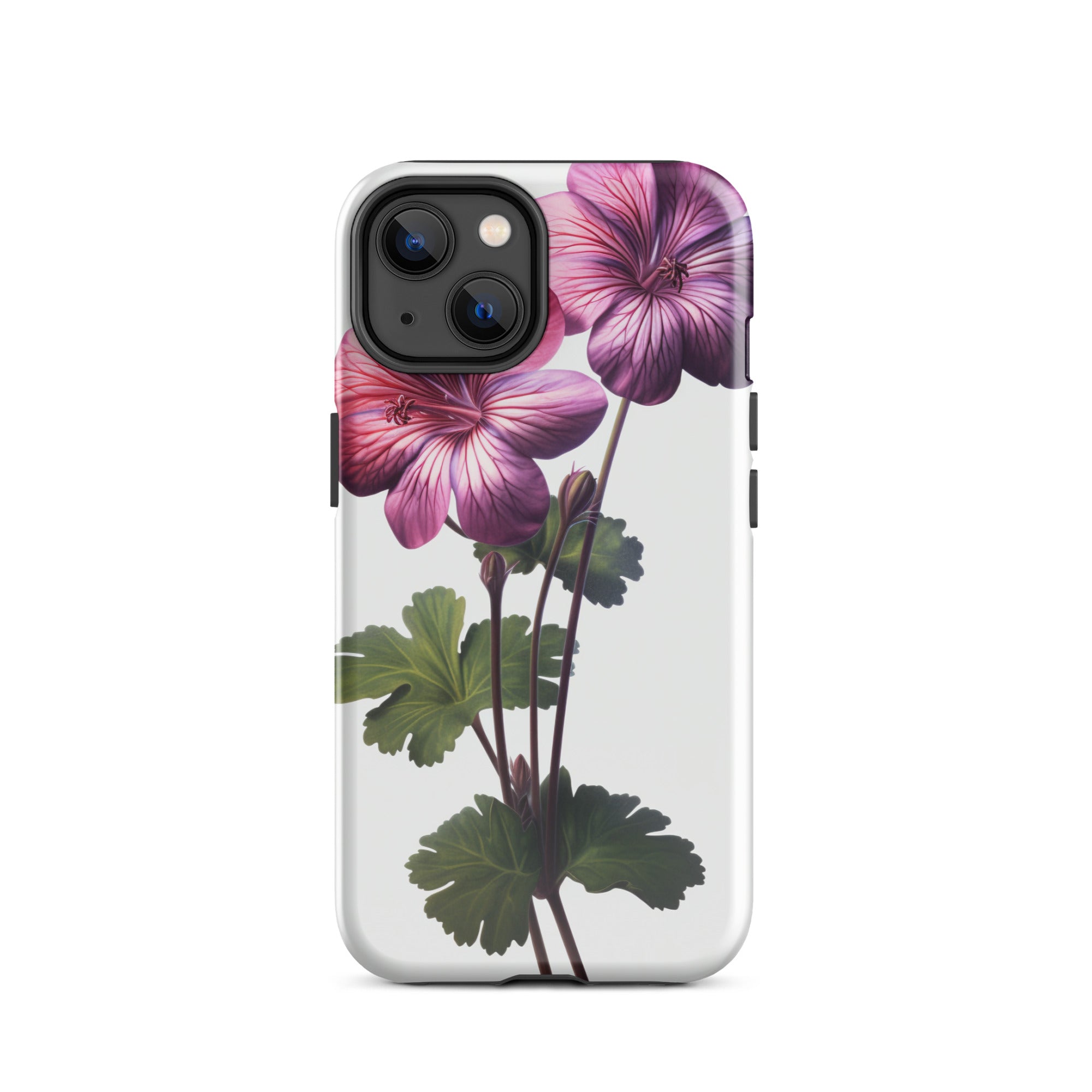 Pink Geranium Flower iPhone Case by Visual Verse - Image 23