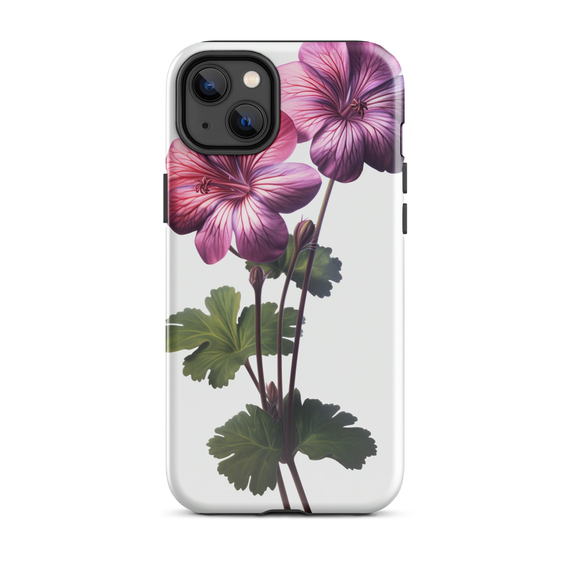 Pink Geranium Flower iPhone Case by Visual Verse - Image 25