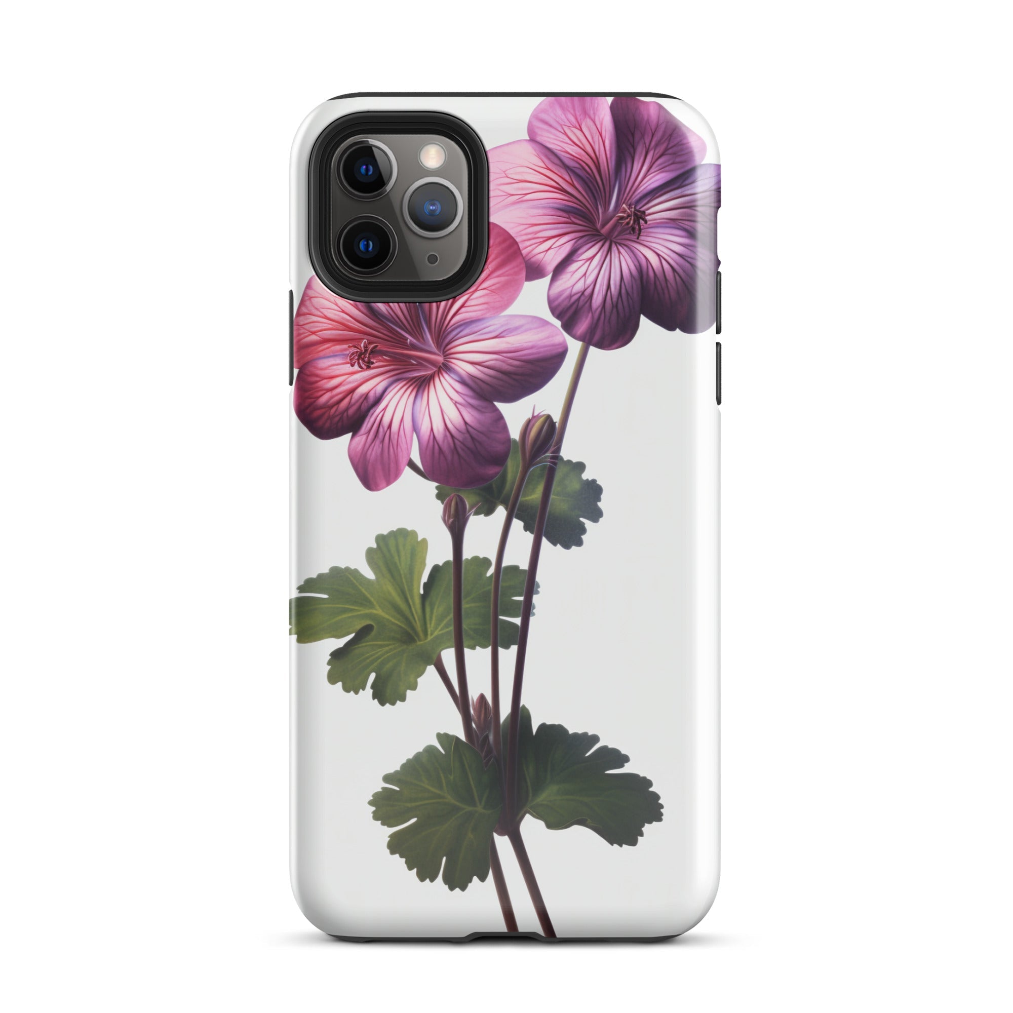 Pink Geranium Flower iPhone Case by Visual Verse - Image 5