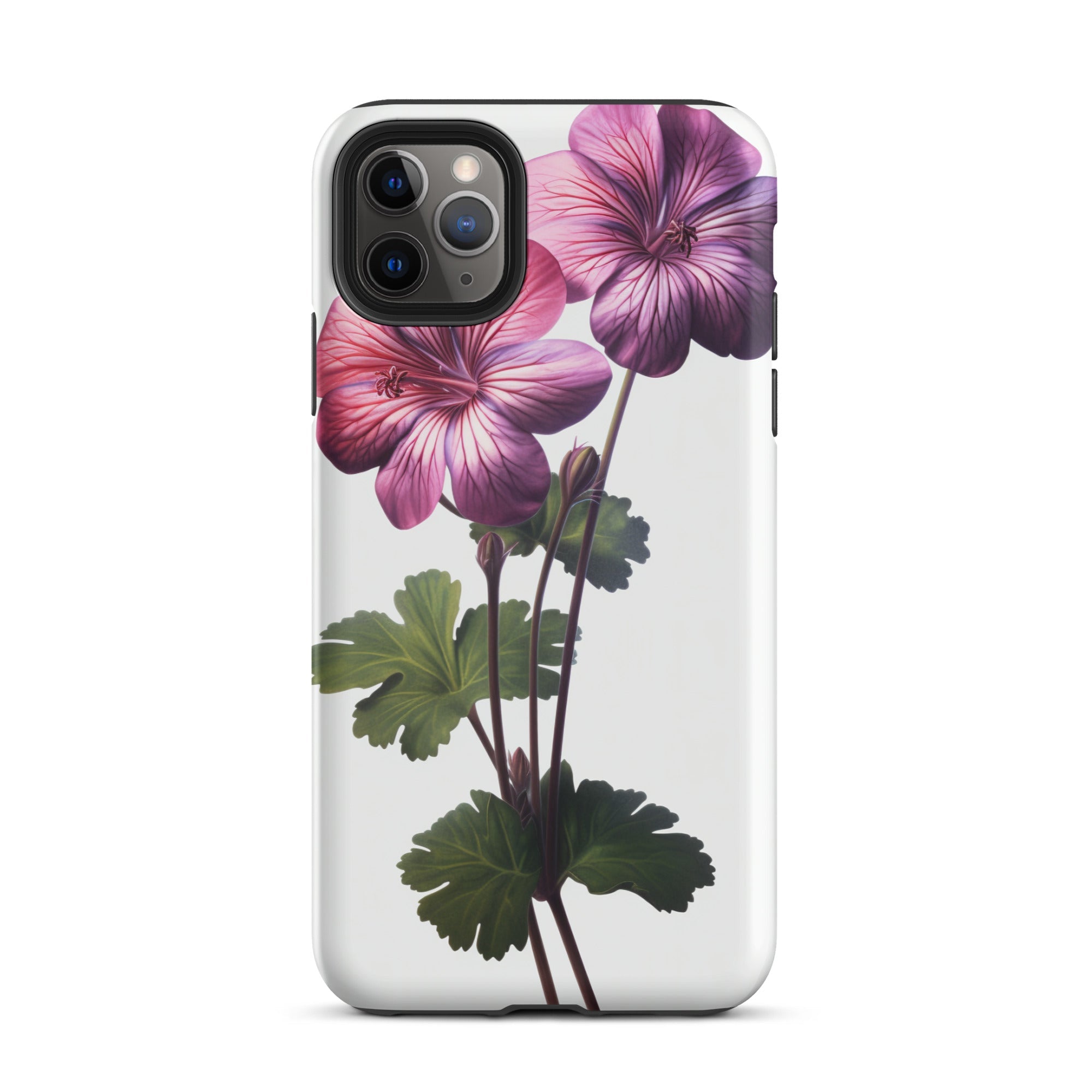 Pink Geranium Flower iPhone Case by Visual Verse - Image 6