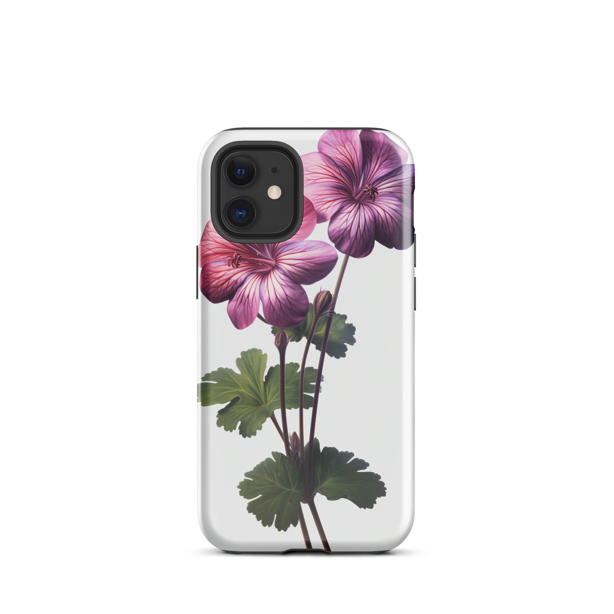 Pink Geranium Flower iPhone Case by Visual Verse - Image 7