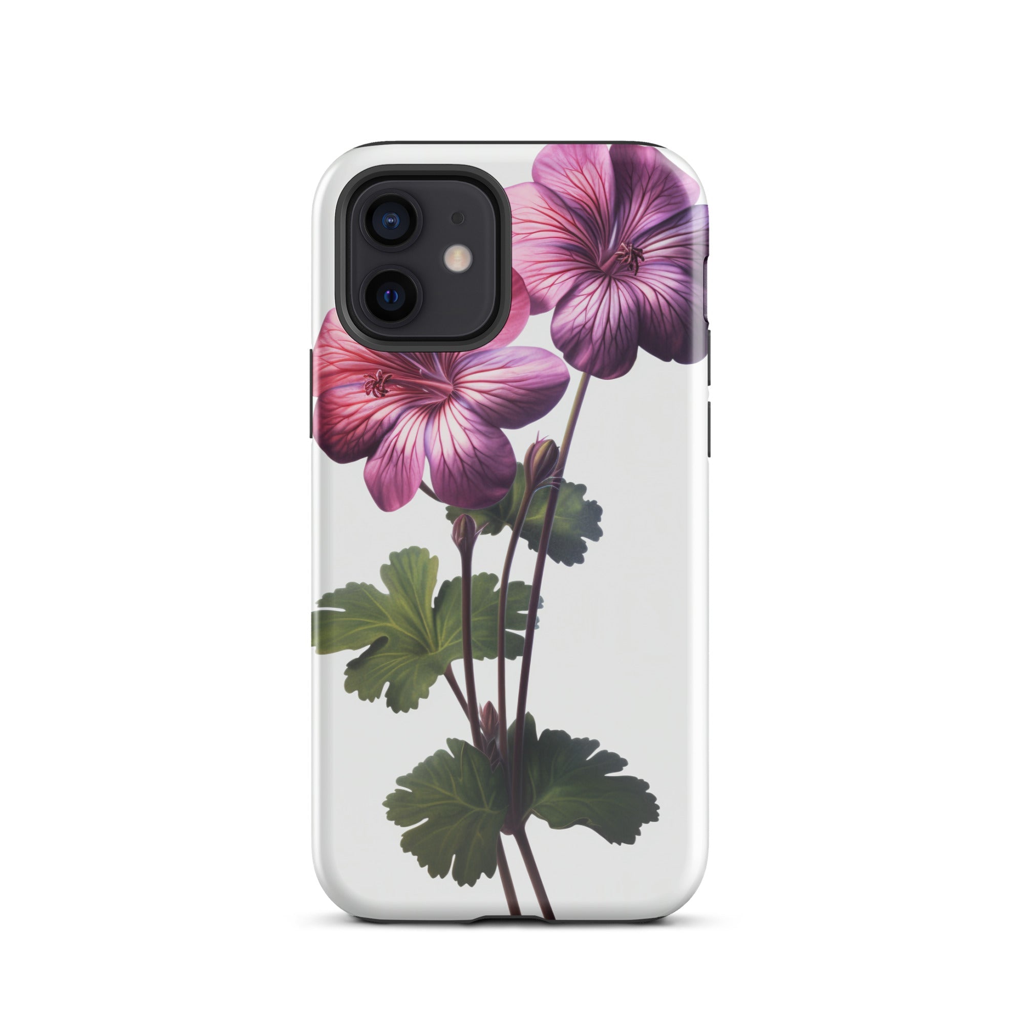 Pink Geranium Flower iPhone Case by Visual Verse - Image 9