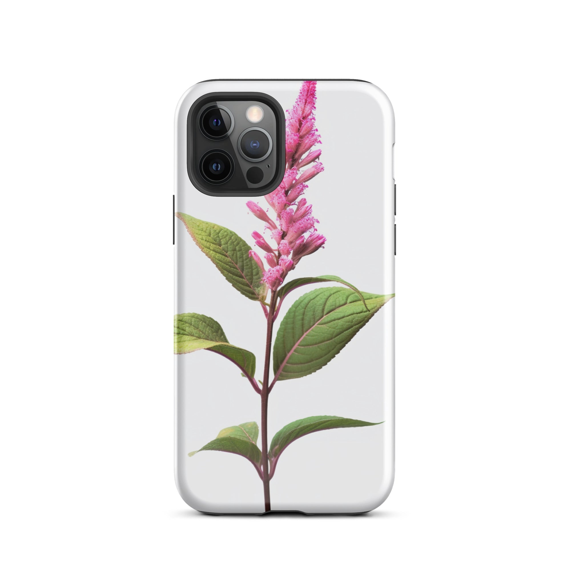 Pink Knotweed Flower iPhone Case by Visual Verse - Image 11