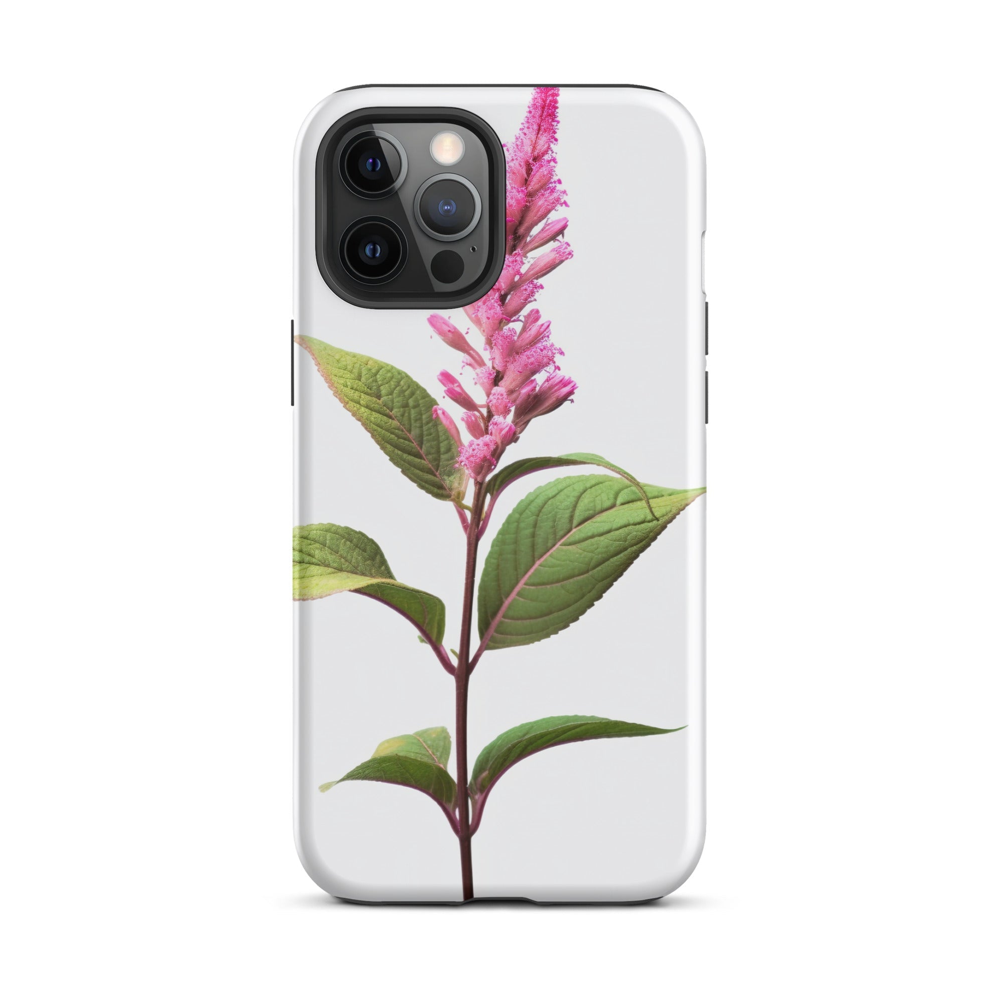 Pink Knotweed Flower iPhone Case by Visual Verse - Image 14