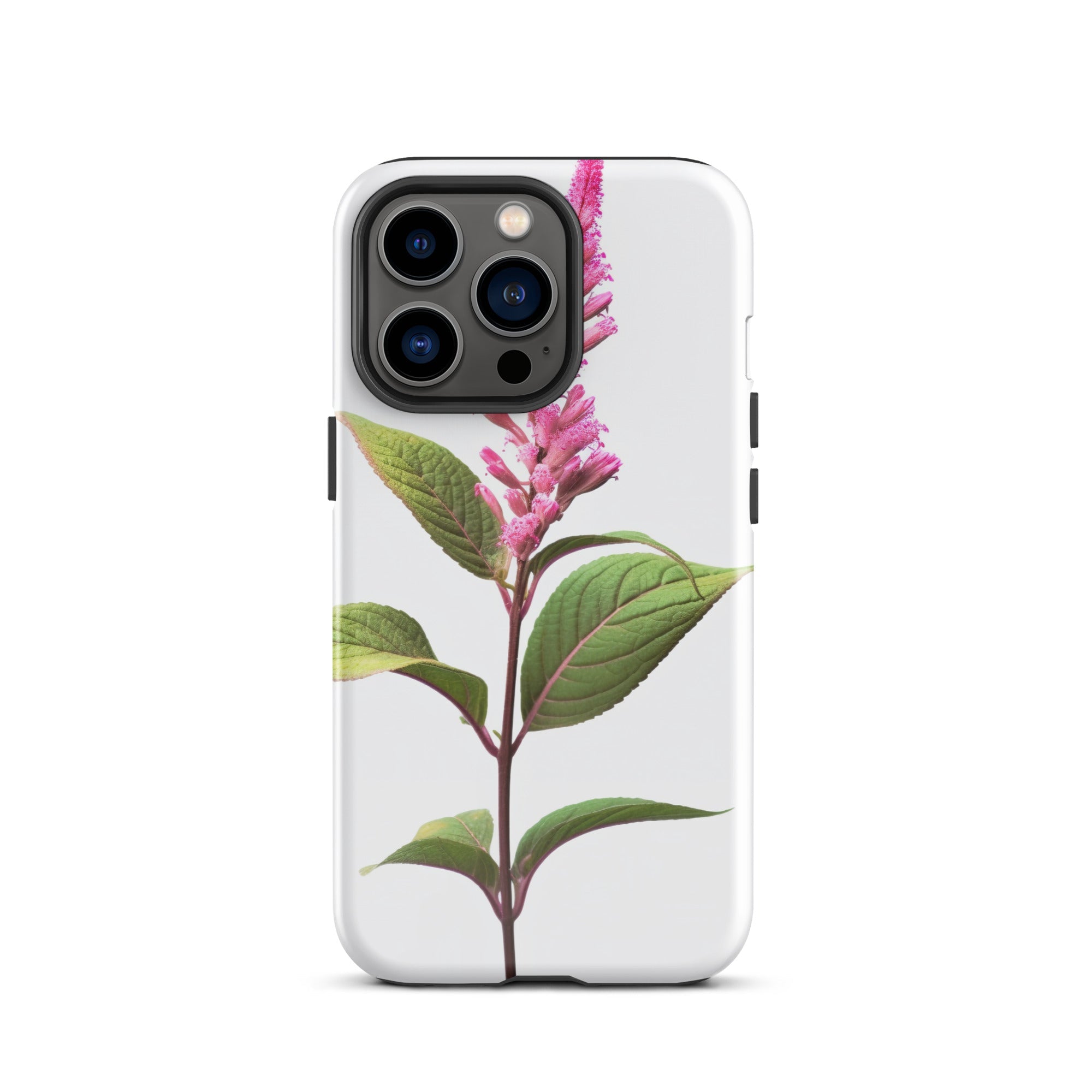 Pink Knotweed Flower iPhone Case by Visual Verse - Image 19