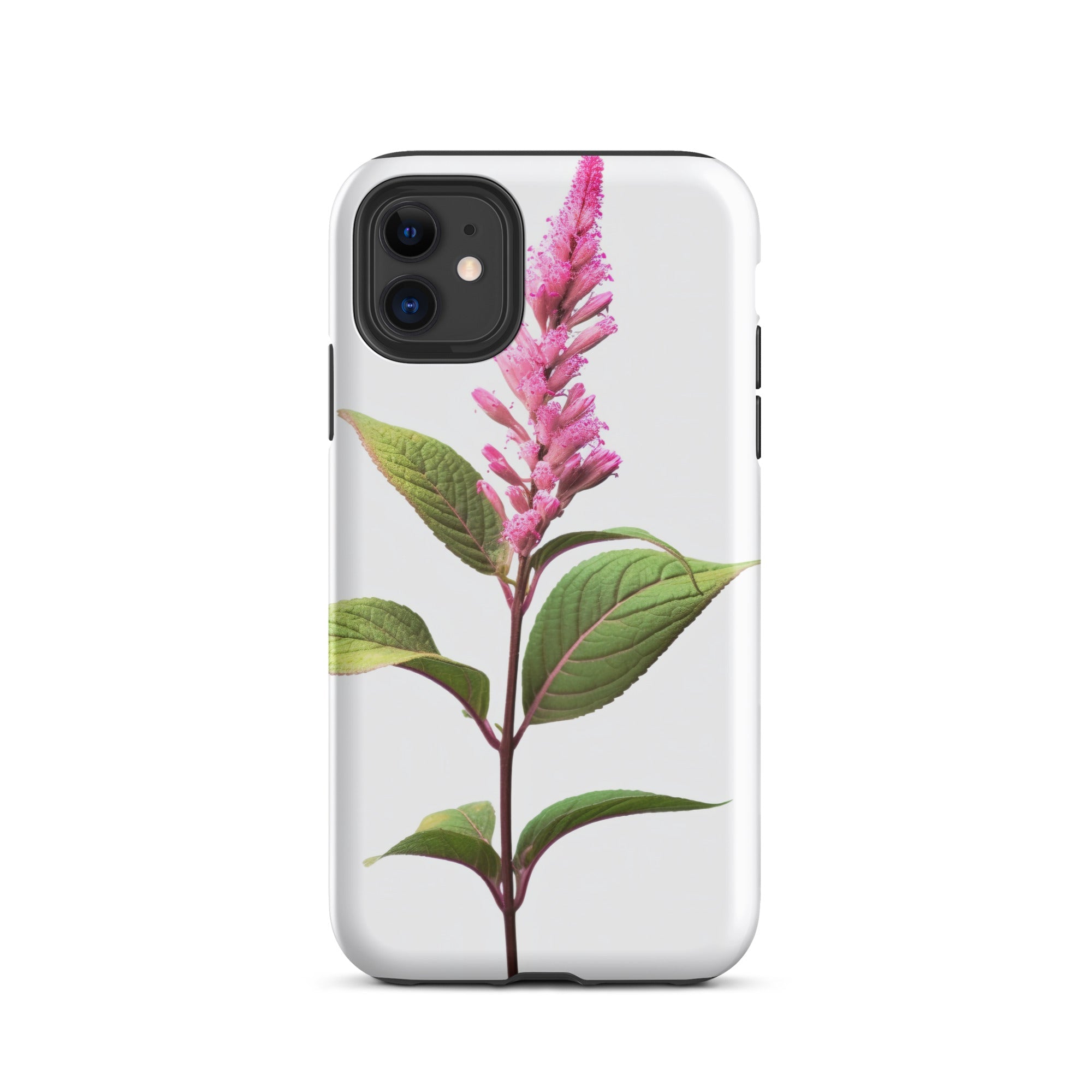 Pink Knotweed Flower iPhone Case by Visual Verse - Image 2