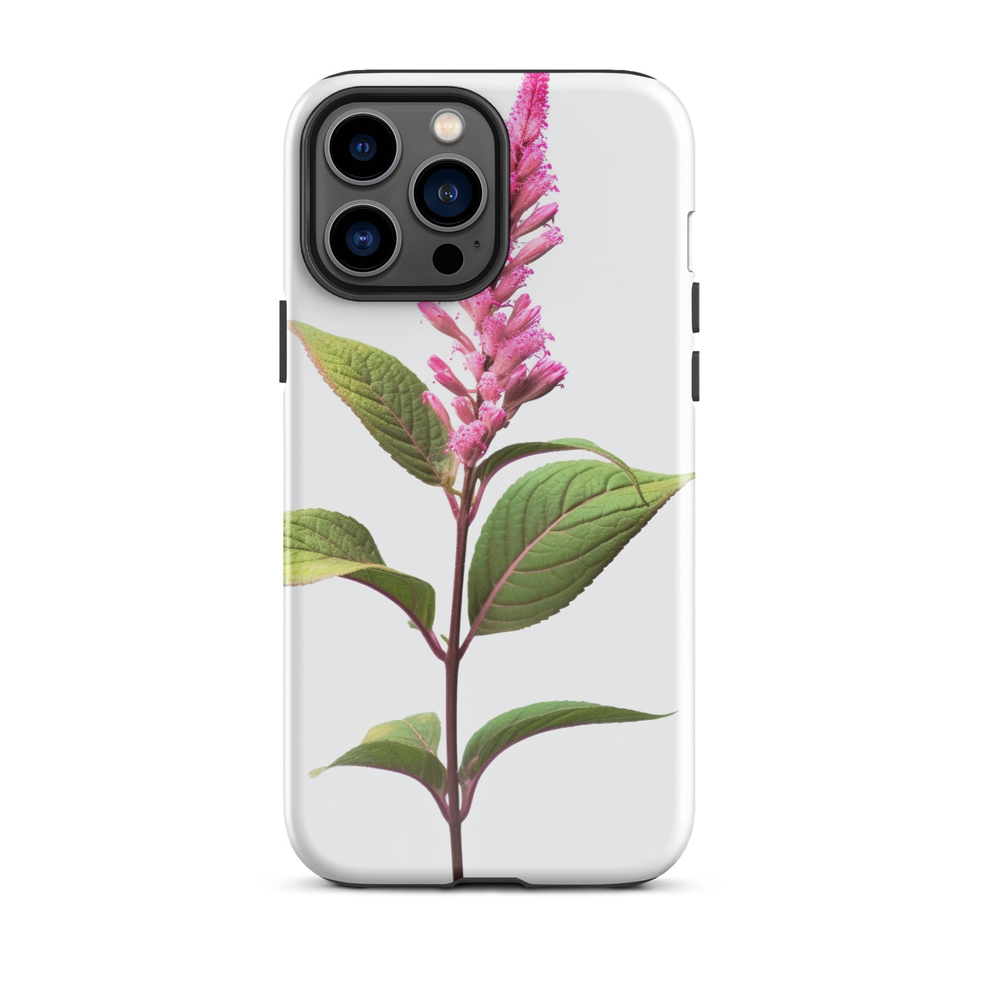 Pink Knotweed Flower iPhone Case by Visual Verse - Image 21