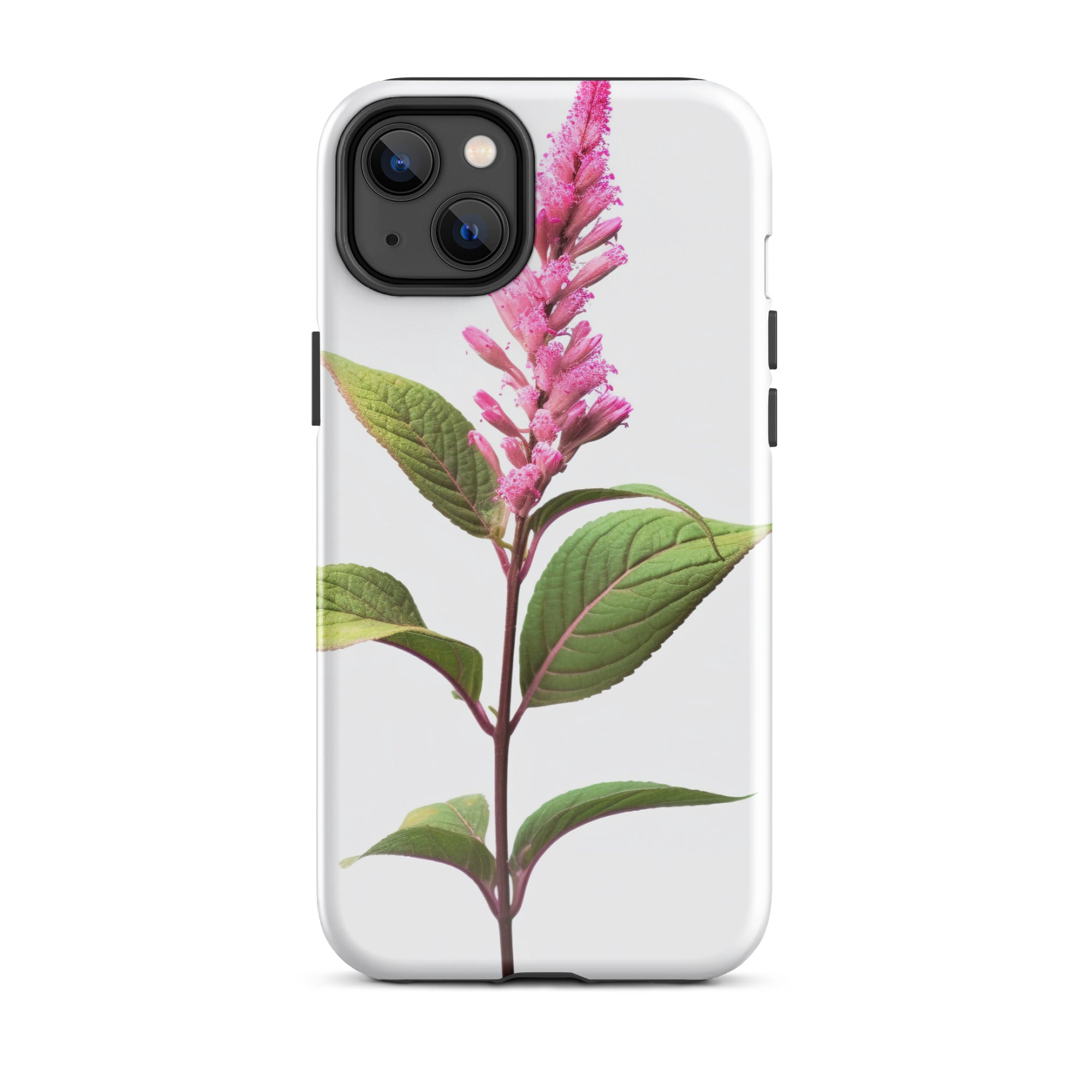Pink Knotweed Flower iPhone Case by Visual Verse - Image 25
