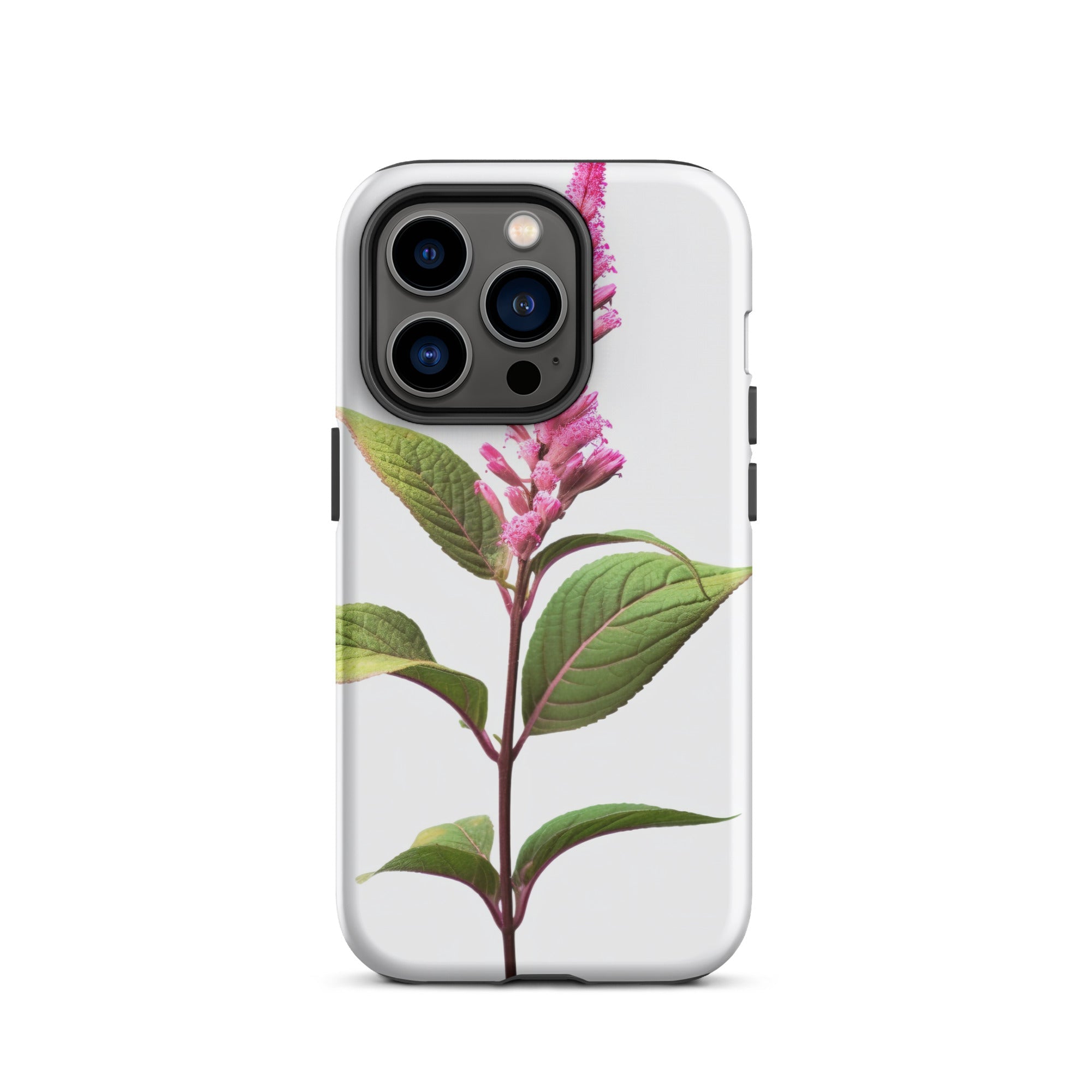 Pink Knotweed Flower iPhone Case by Visual Verse - Image 28