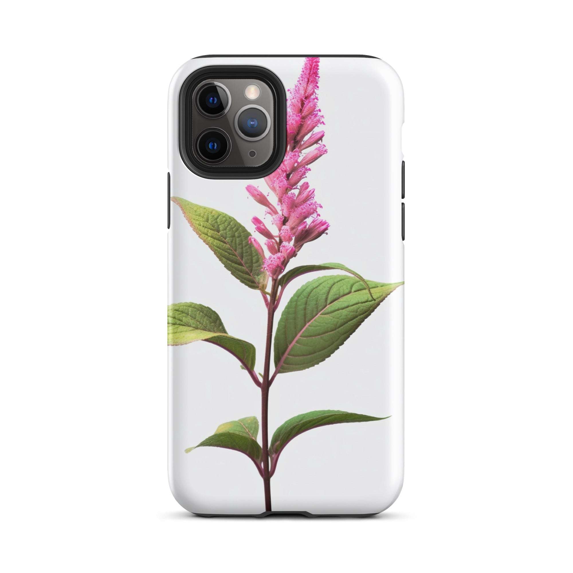 Pink Knotweed Flower iPhone Case by Visual Verse - Image 4
