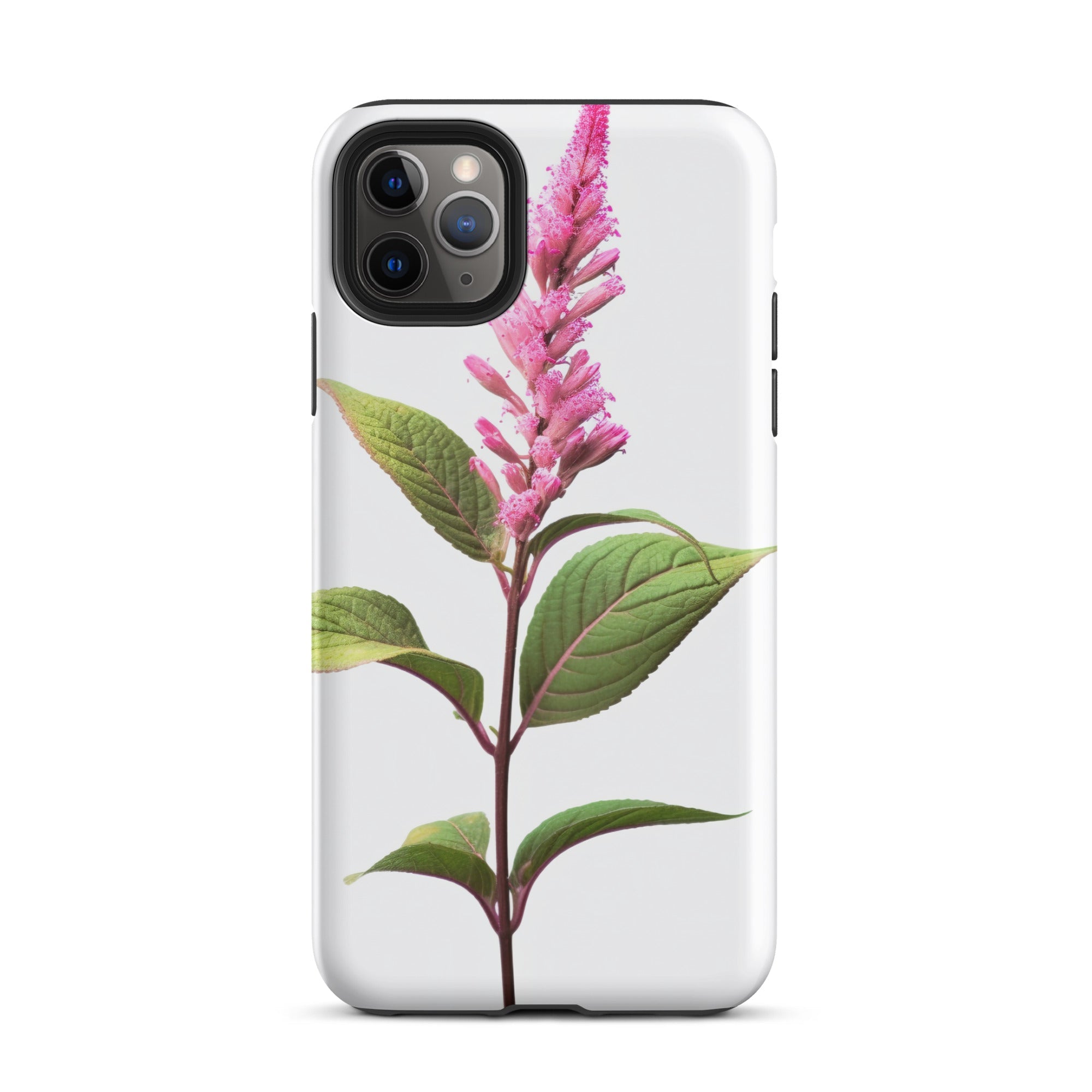 Pink Knotweed Flower iPhone Case by Visual Verse - Image 6