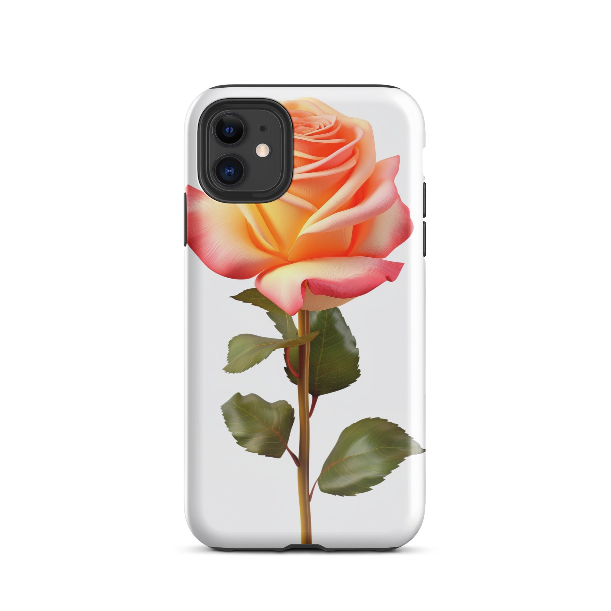 Pink Rose Flower iPhone Case by Visual Verse - Image 1