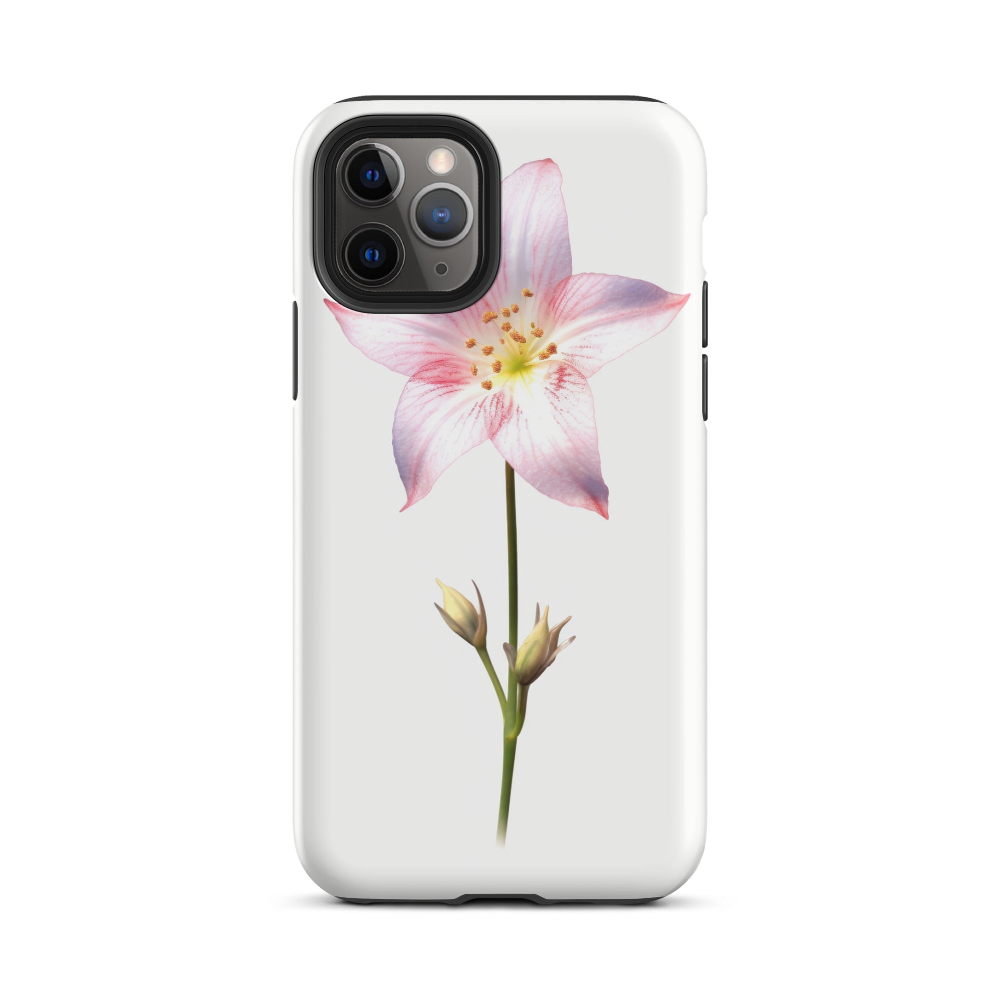 Pink Star Flower iPhone Case by Visual Verse - Image 4