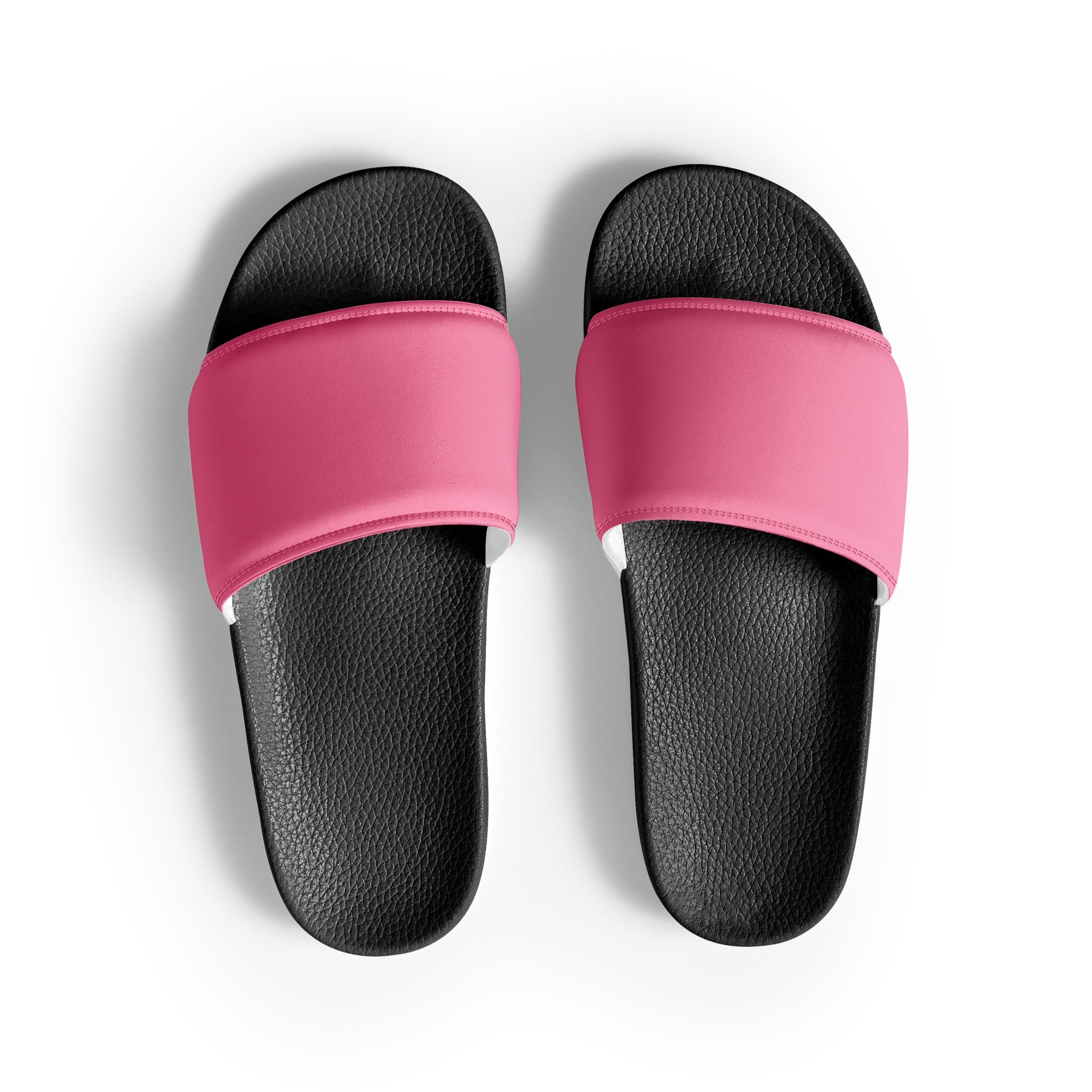 Pinky Color Women's Slides by Visual Verse - Image 1