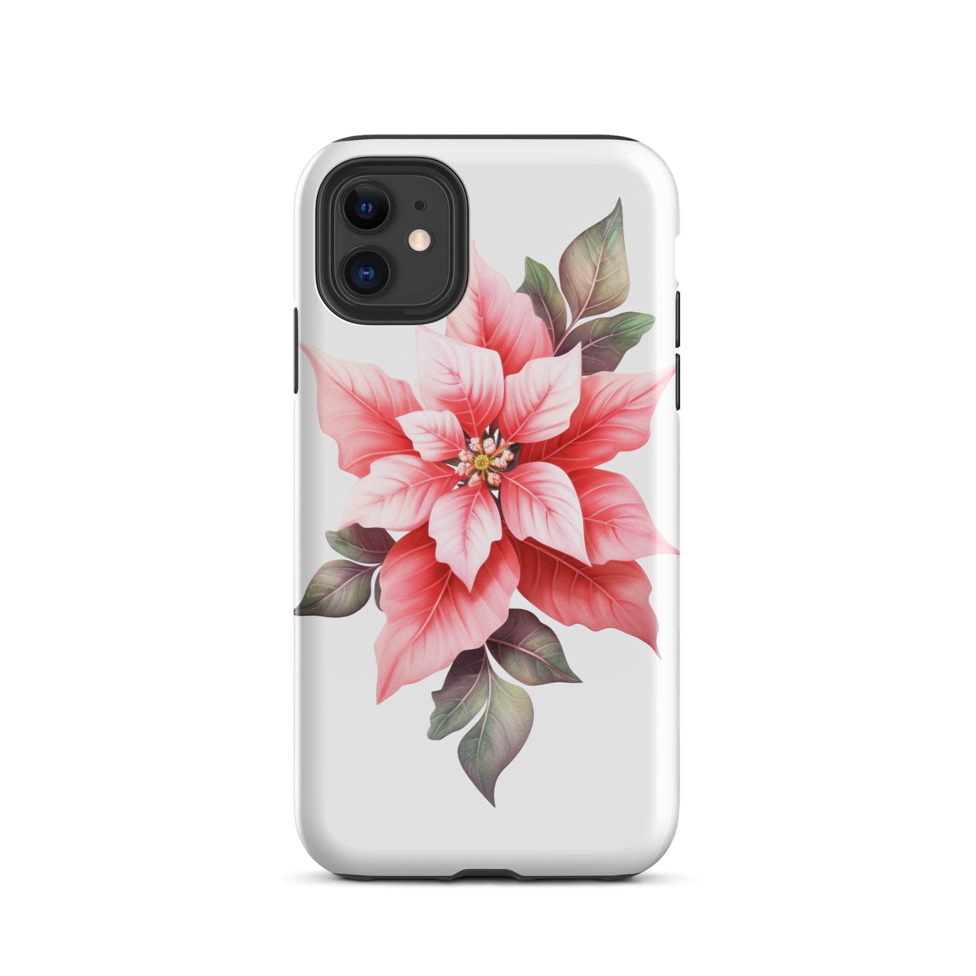 Poinsettia Flower iPhone Case by Visual Verse - Image 1