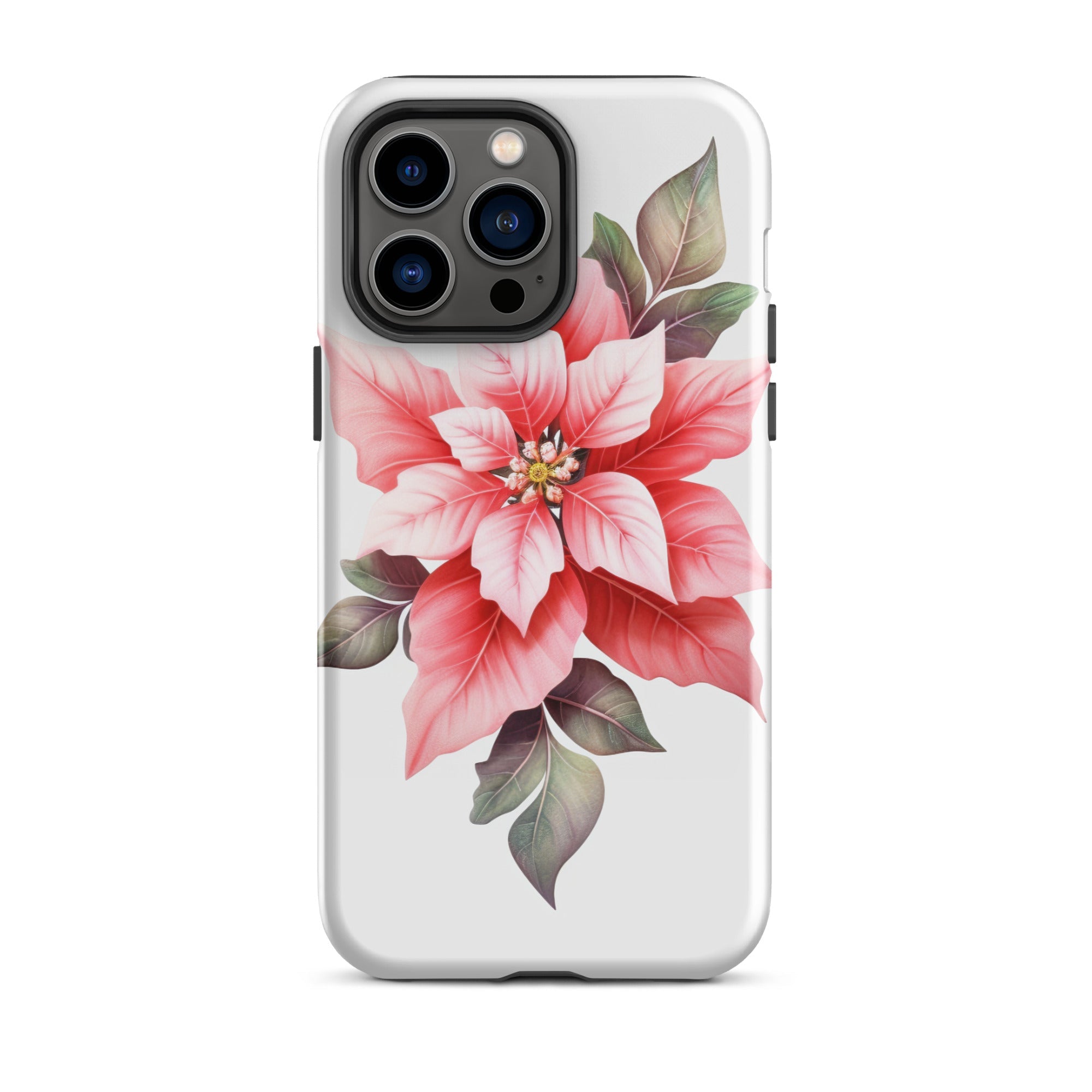 Poinsettia Flower iPhone Case by Visual Verse - Image 29