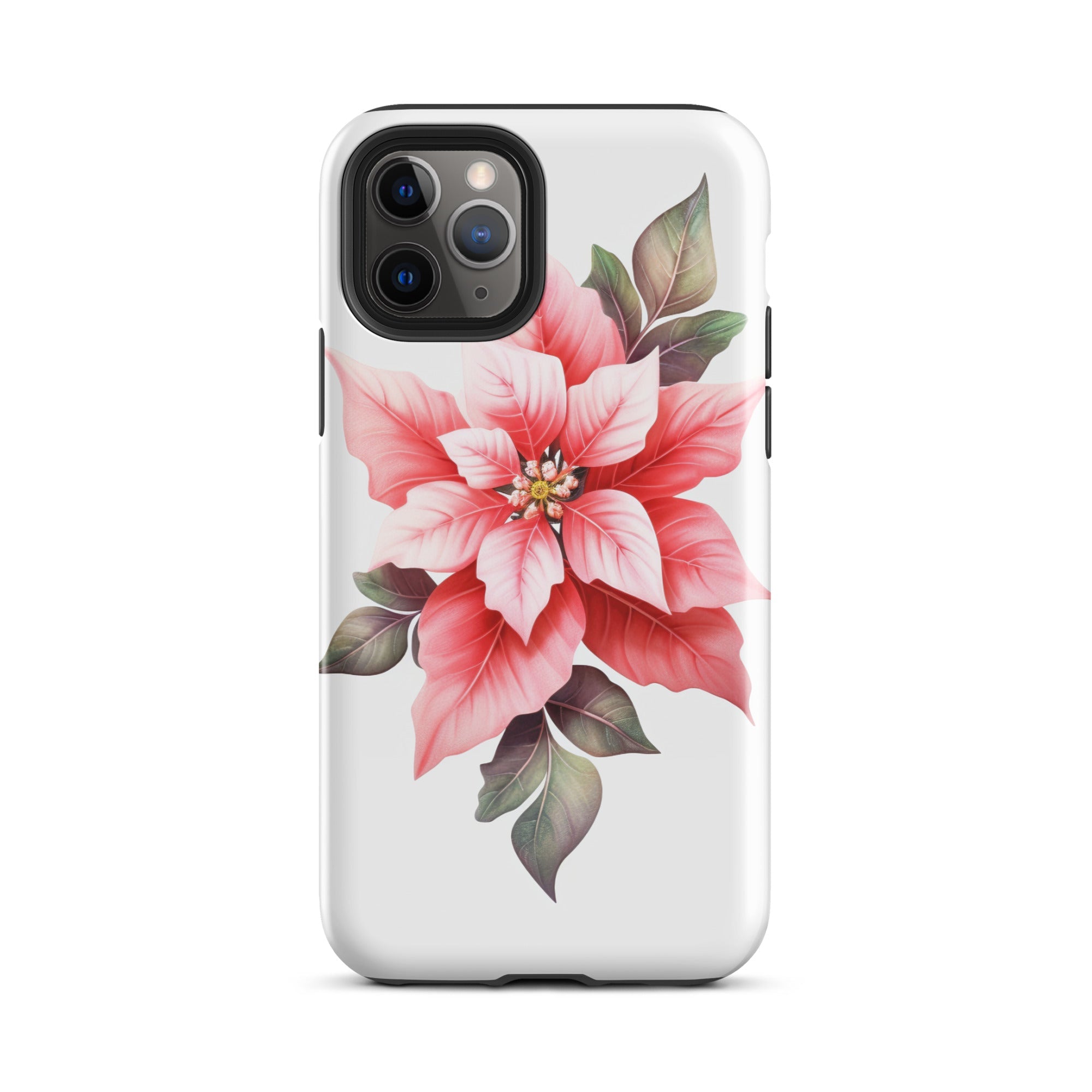 Poinsettia Flower iPhone Case by Visual Verse - Image 3