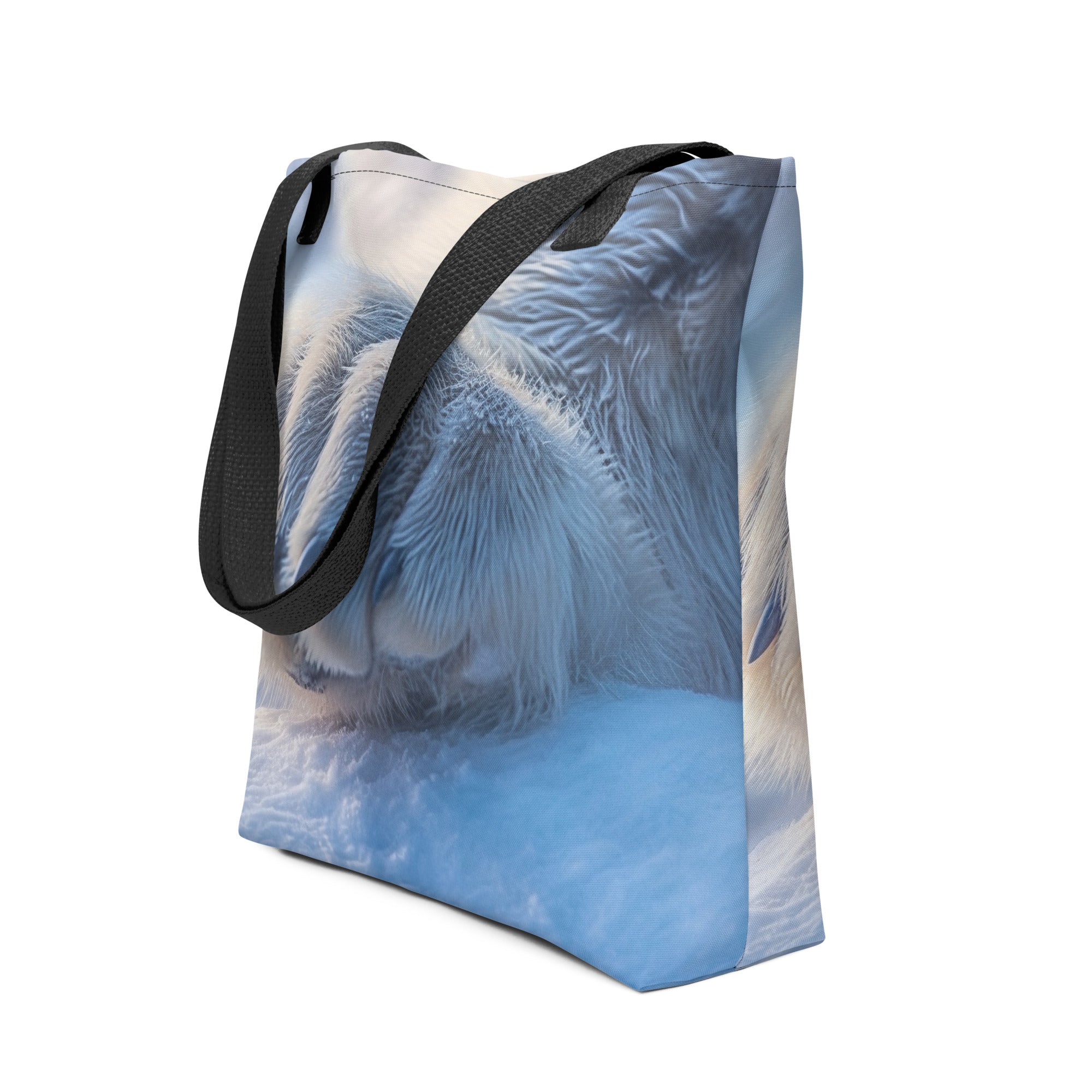 Polar Bear Paw Tote Bag by Visual Verse - Image 1